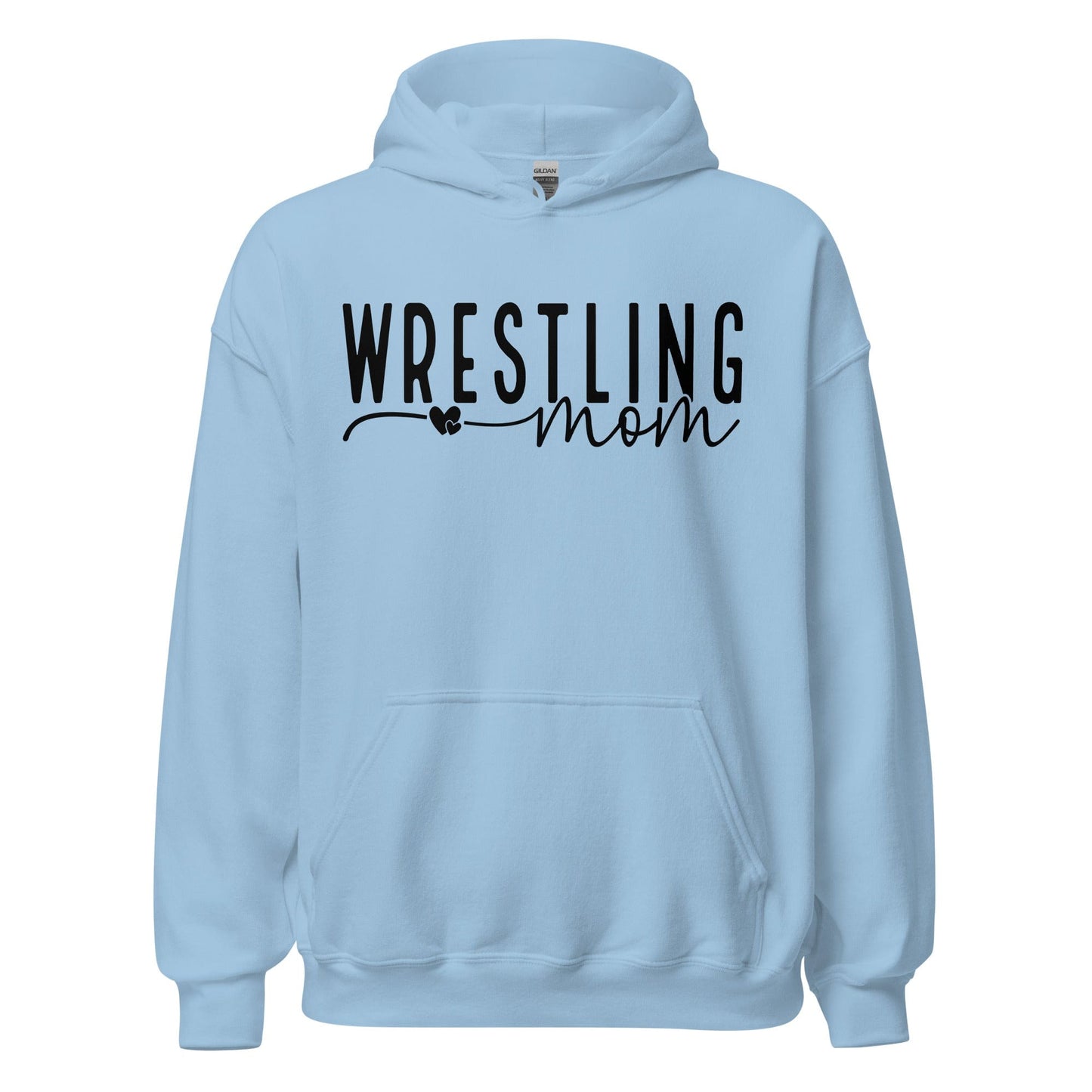 Wrestling Mom Hoodie Light Blue / S Spirit Gear Collective Hoodie
