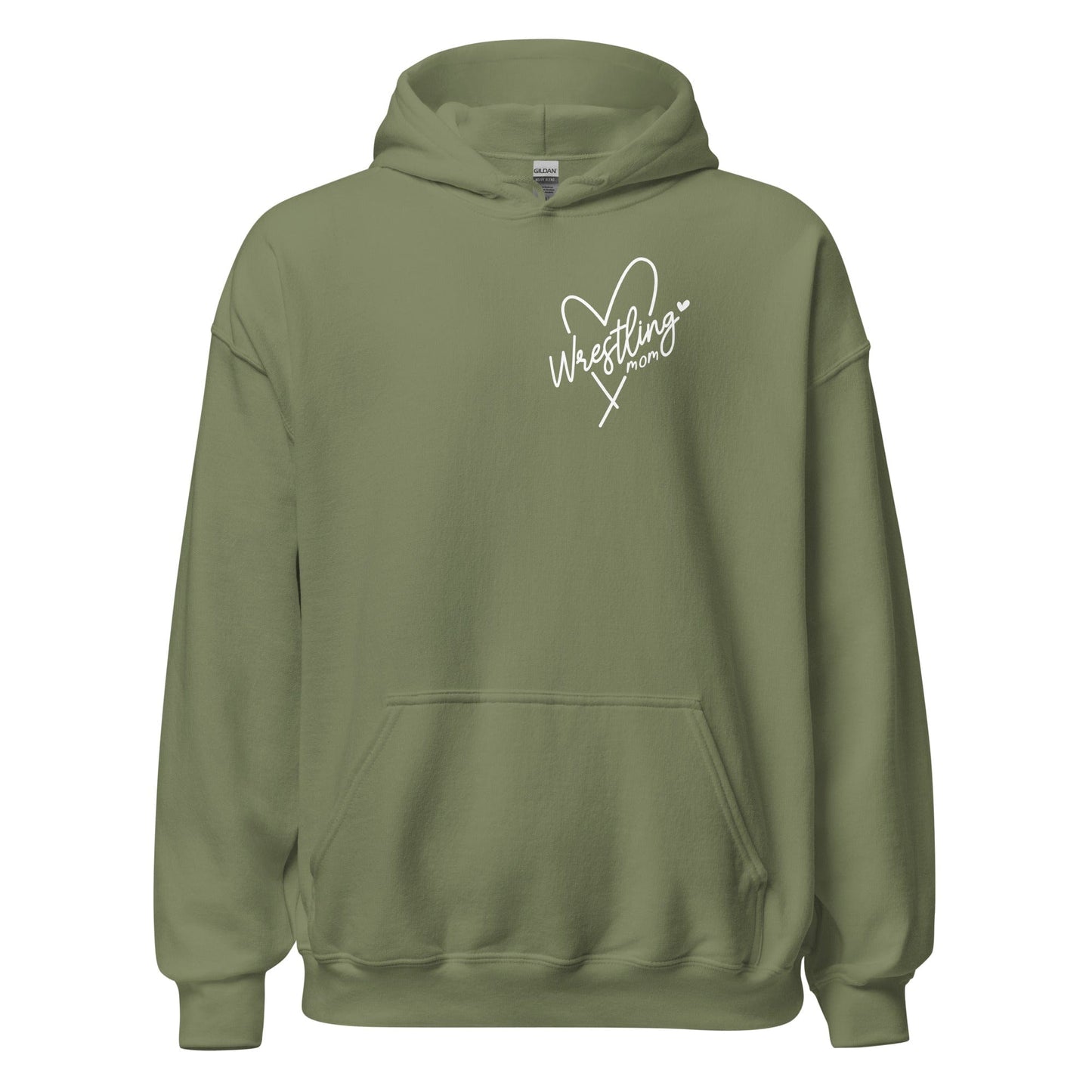 Wrestling Mom Hoodie Military Green / S Spirit Gear Collective Hoodie