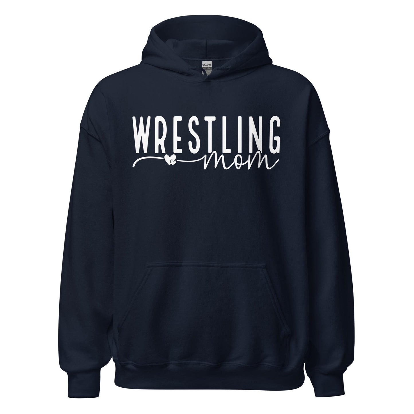 Wrestling Mom Hoodie Navy / S Spirit Gear Collective Hoodie