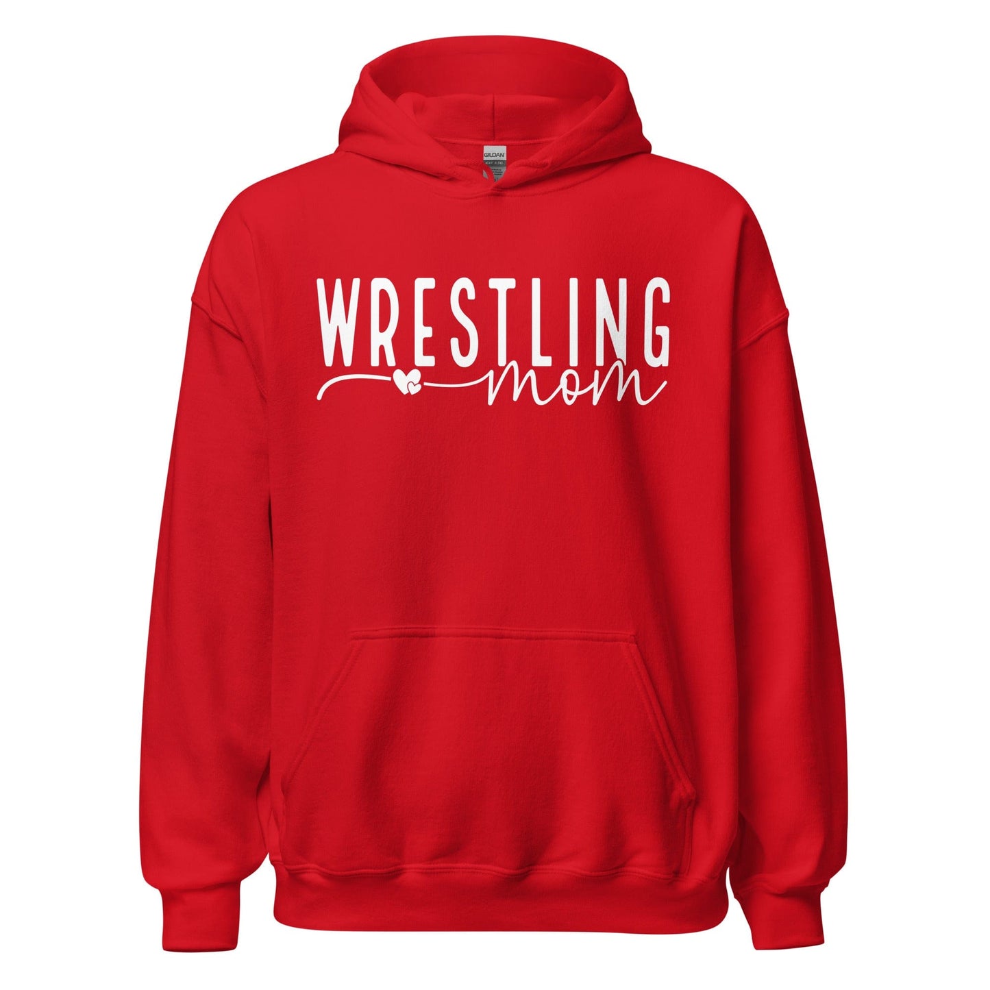Wrestling Mom Hoodie Red / S Spirit Gear Collective Hoodie