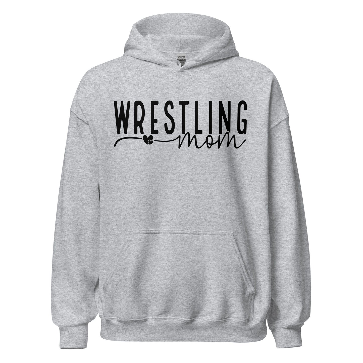 Wrestling Mom Hoodie Sport Grey / S Spirit Gear Collective Hoodie