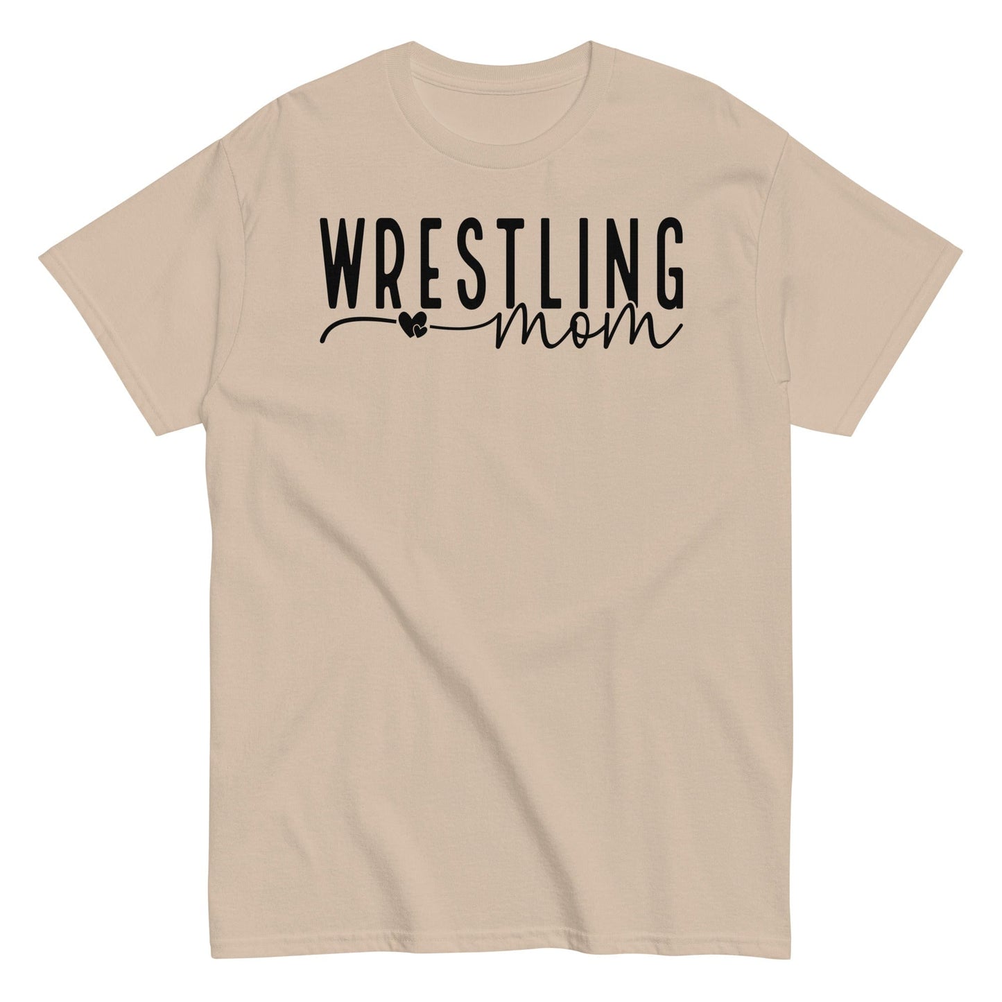 Wrestling Mom Shirt - Black Text Sand / S Spirit Gear Collective T-Shirt