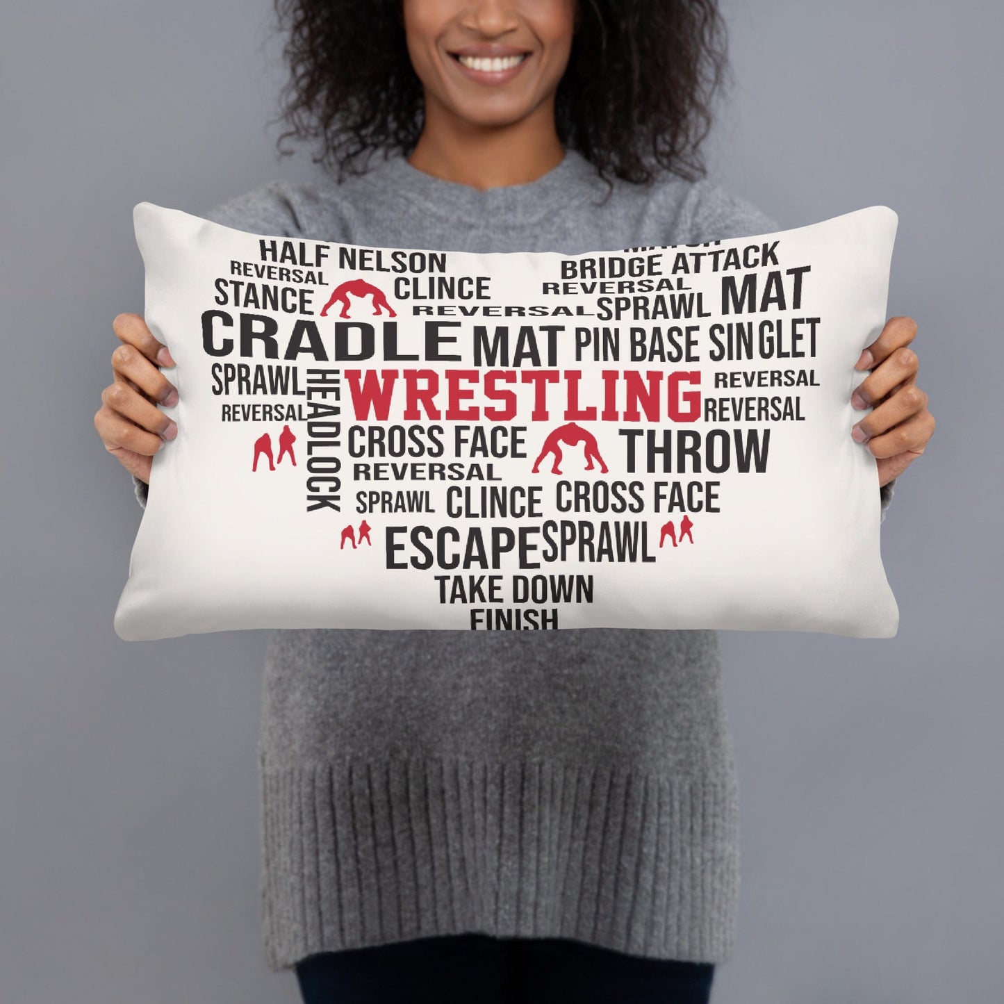 Wrestling Pillow 20″×12″ Spirit Gear Collective Pillow