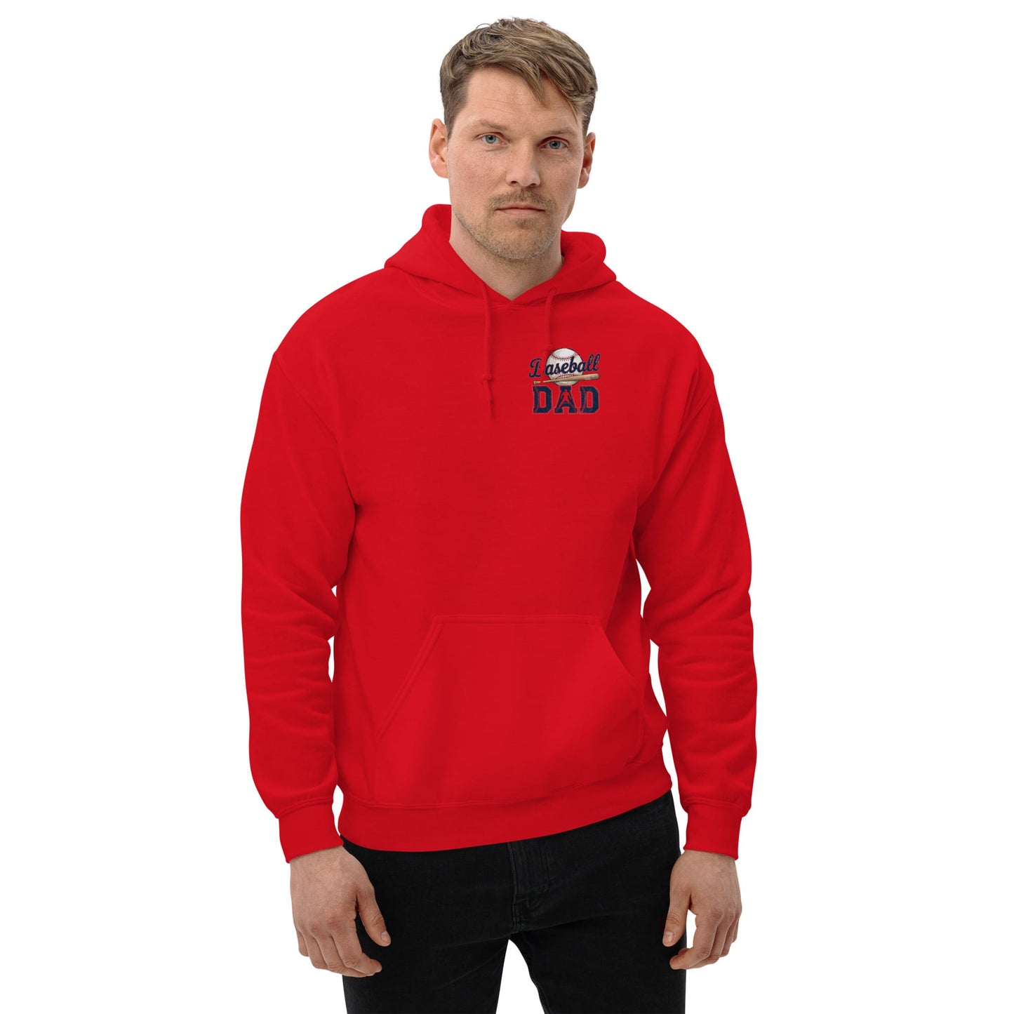 Baseball Dad Hoodie – Game Day Pullover Baseball Hoodie Spirit Gear Collective Hoodie