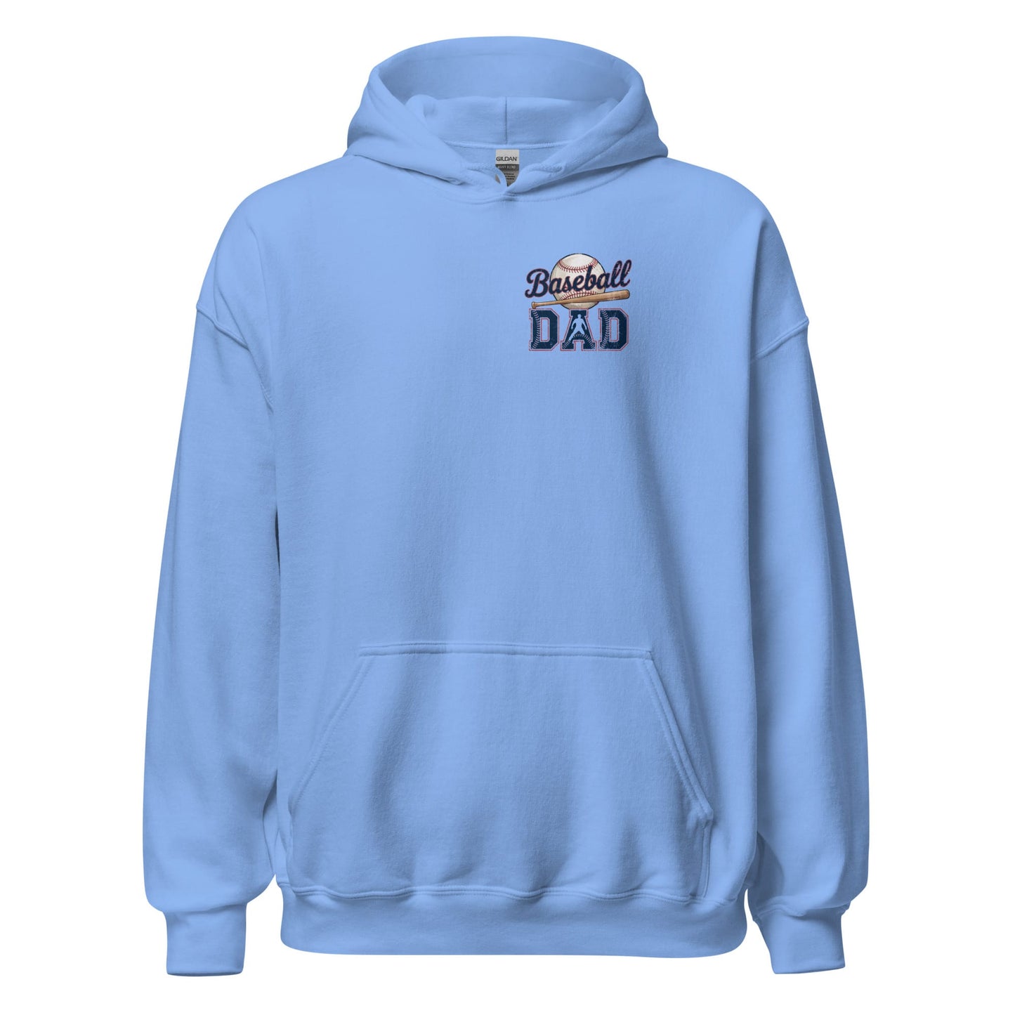 Baseball Dad Hoodie – Game Day Pullover Baseball Hoodie Carolina Blue / S Spirit Gear Collective Hoodie