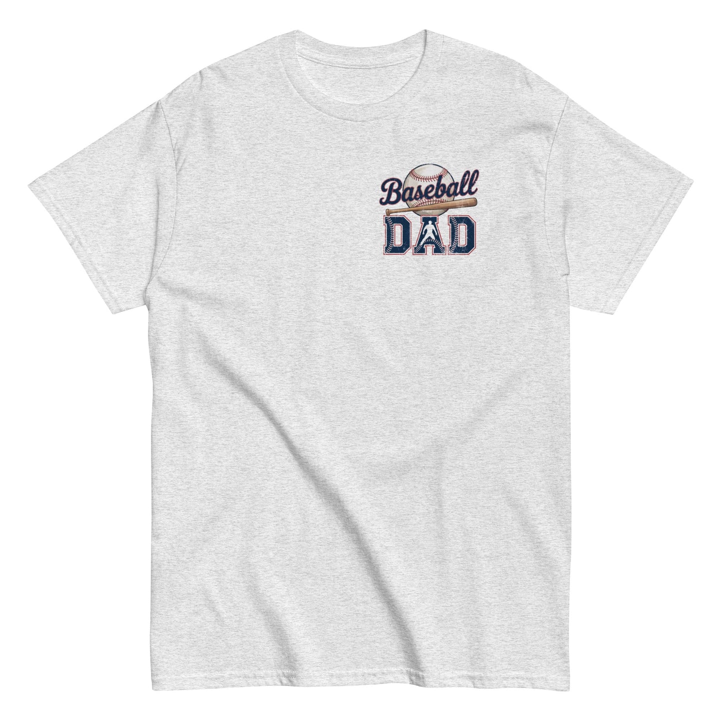 Baseball Dad T-Shirt – Classic Graphic Tee for Game Day | Comfortable Everyday Fit Ash / S Spirit Gear Collective