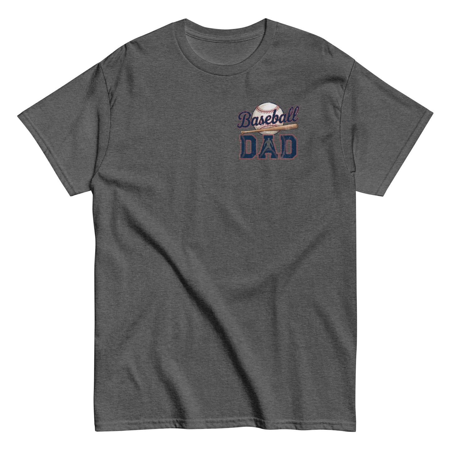 Baseball Dad T-Shirt – Classic Graphic Tee for Game Day | Comfortable Everyday Fit Dark Heather / S Spirit Gear Collective