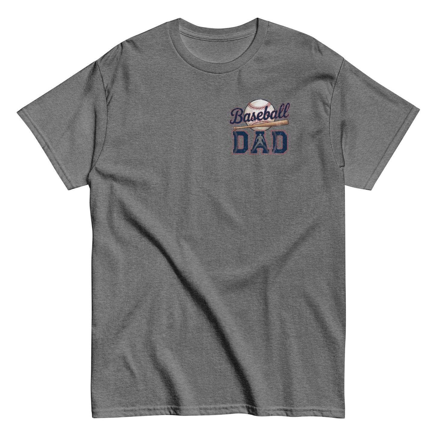 Baseball Dad T-Shirt – Classic Graphic Tee for Game Day | Comfortable Everyday Fit Graphite Heather / S Spirit Gear Collective