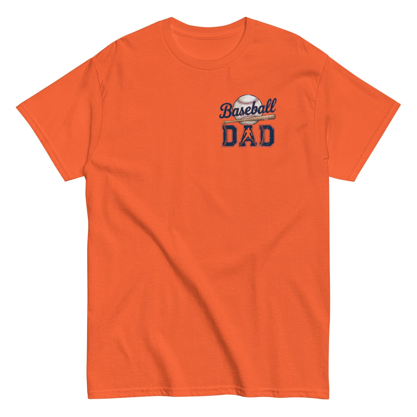 Baseball Dad T-Shirt – Classic Graphic Tee for Game Day | Comfortable Everyday Fit Orange / S Spirit Gear Collective