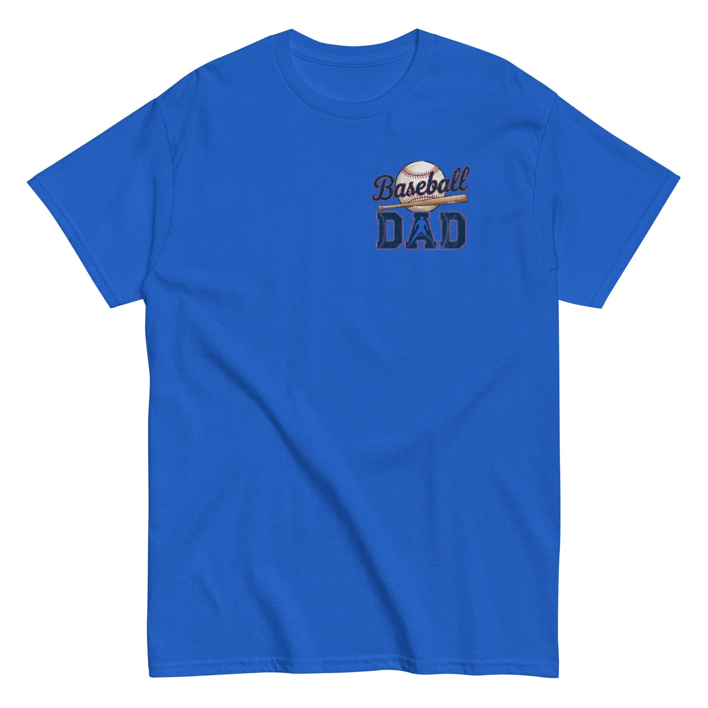 Baseball Dad T-Shirt – Classic Graphic Tee for Game Day | Comfortable Everyday Fit Royal / S Spirit Gear Collective