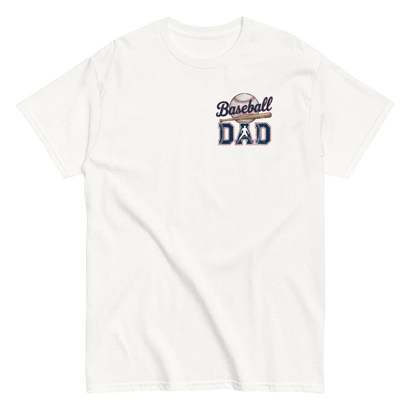 Baseball Dad T-Shirt – Classic Graphic Tee for Game Day | Comfortable Everyday Fit White / S Spirit Gear Collective