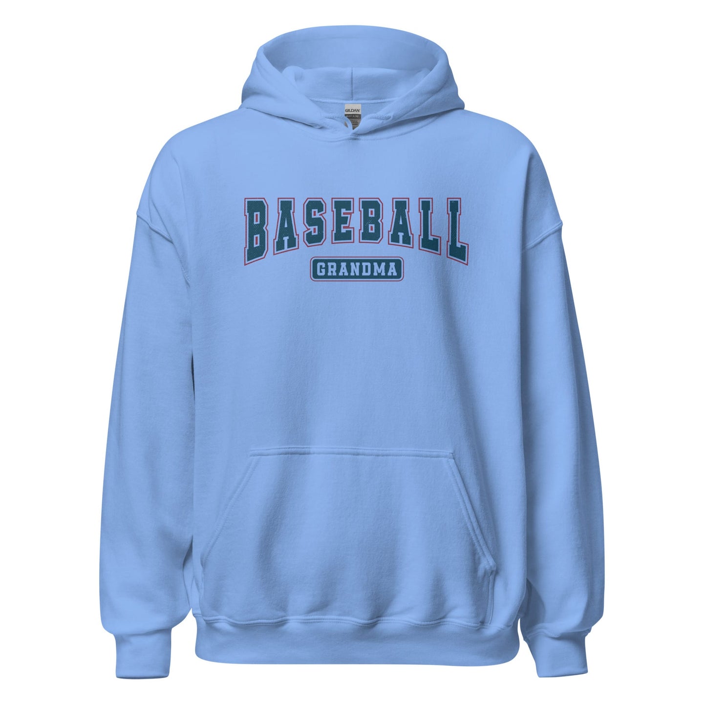 Baseball Grandma Hoodie | Stylish Sports Grandma Sweatshirt for Game Day Carolina Blue / S Spirit Gear Collective Hoodie