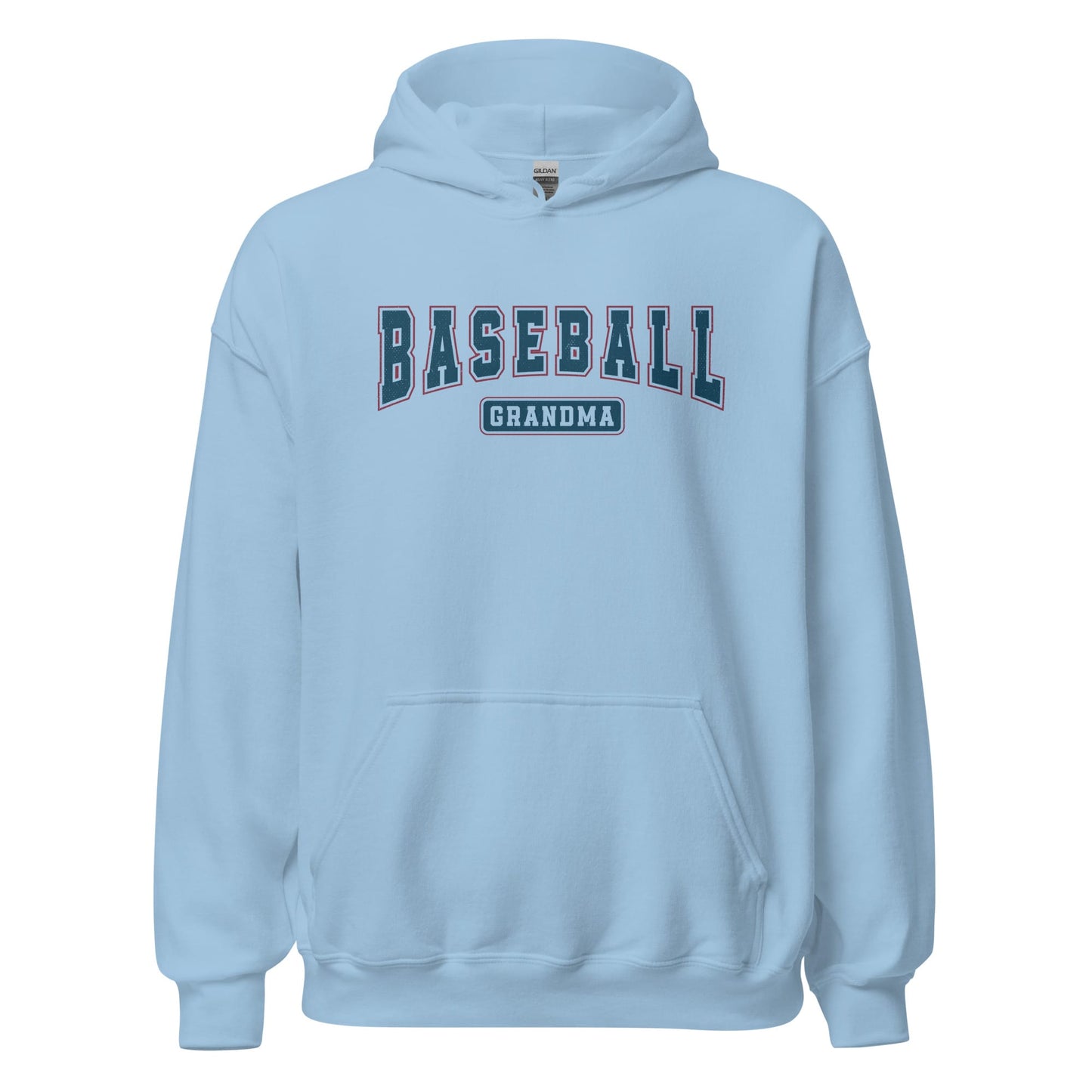 Baseball Grandma Hoodie | Stylish Sports Grandma Sweatshirt for Game Day Light Blue / S Spirit Gear Collective Hoodie