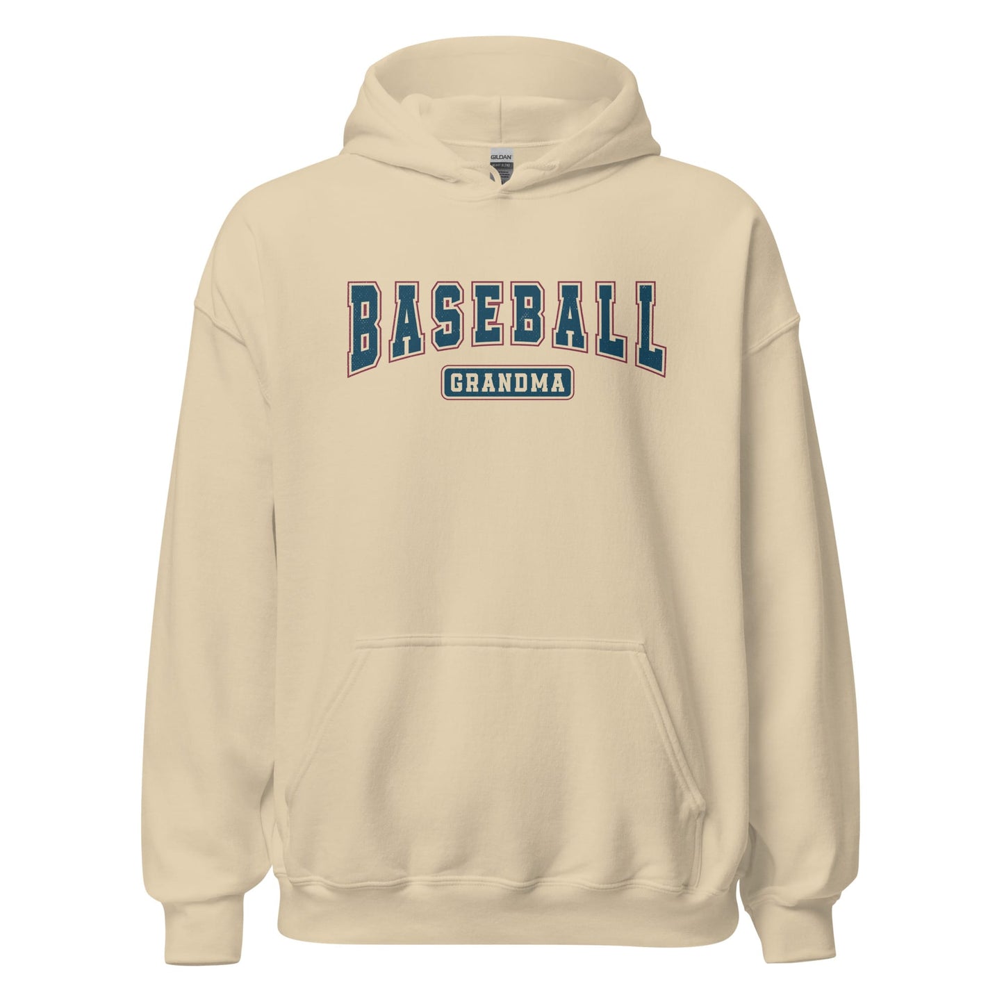 Baseball Grandma Hoodie | Stylish Sports Grandma Sweatshirt for Game Day Sand / S Spirit Gear Collective Hoodie