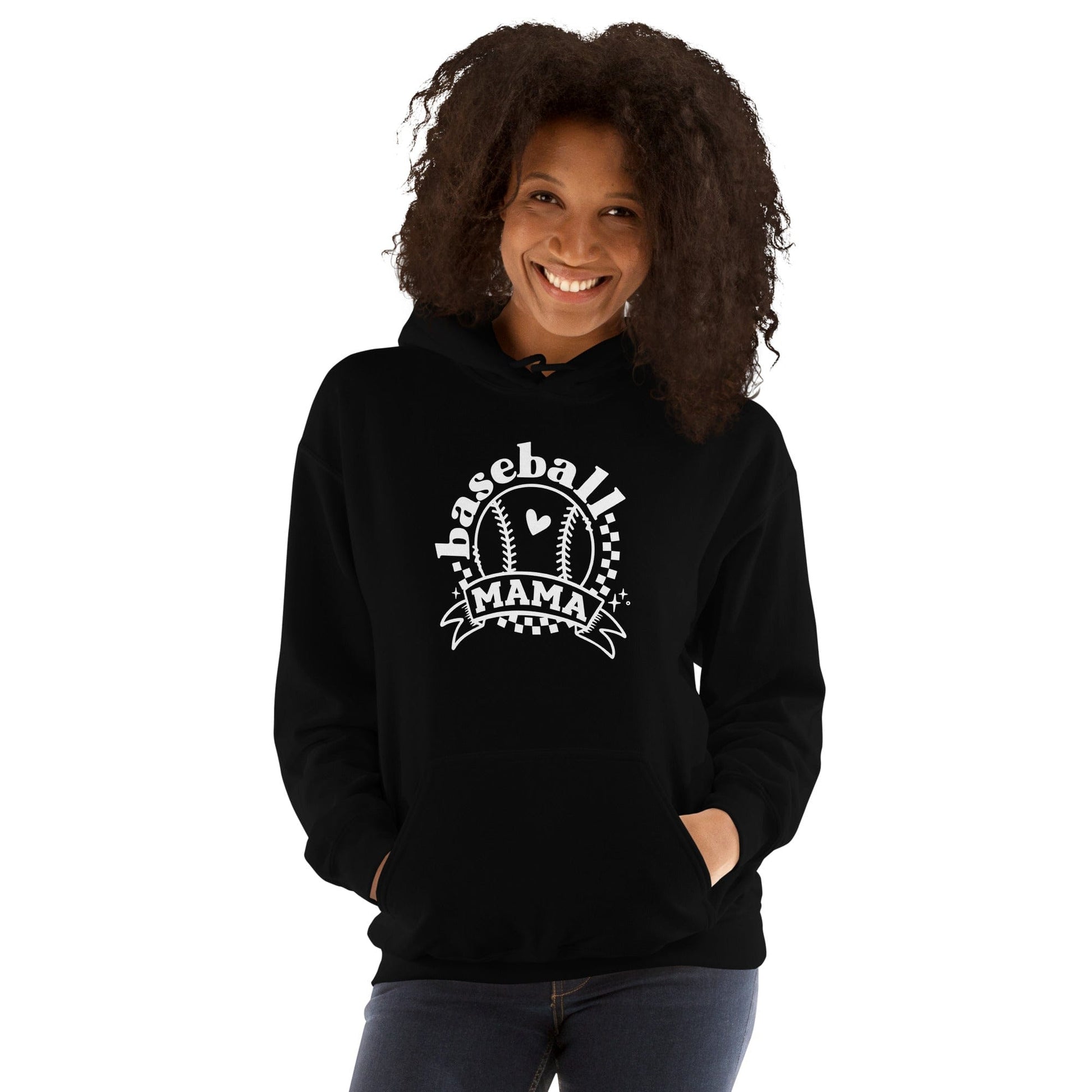 Baseball Mama Hoodie Spirit Gear Collective Hoodie