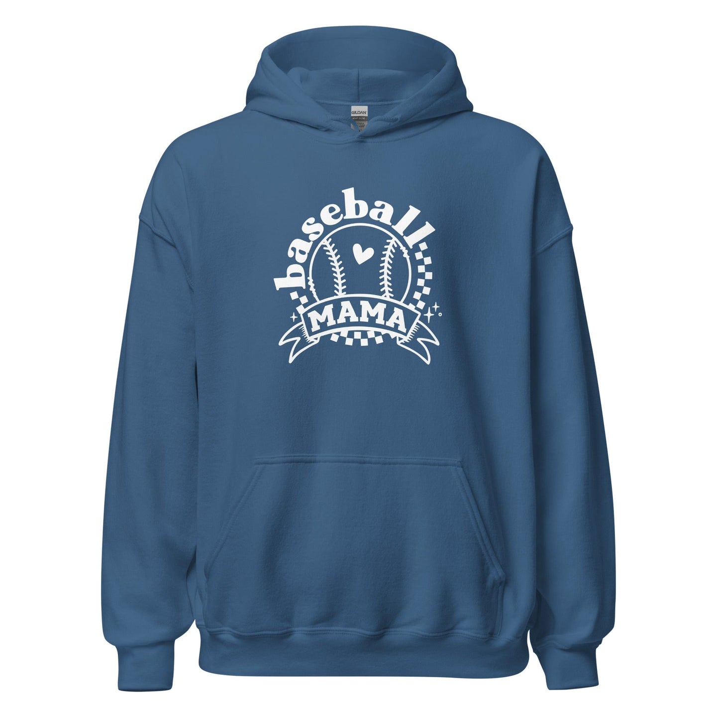 Baseball Mama Hoodie Indigo Blue / S Spirit Gear Collective Hoodie