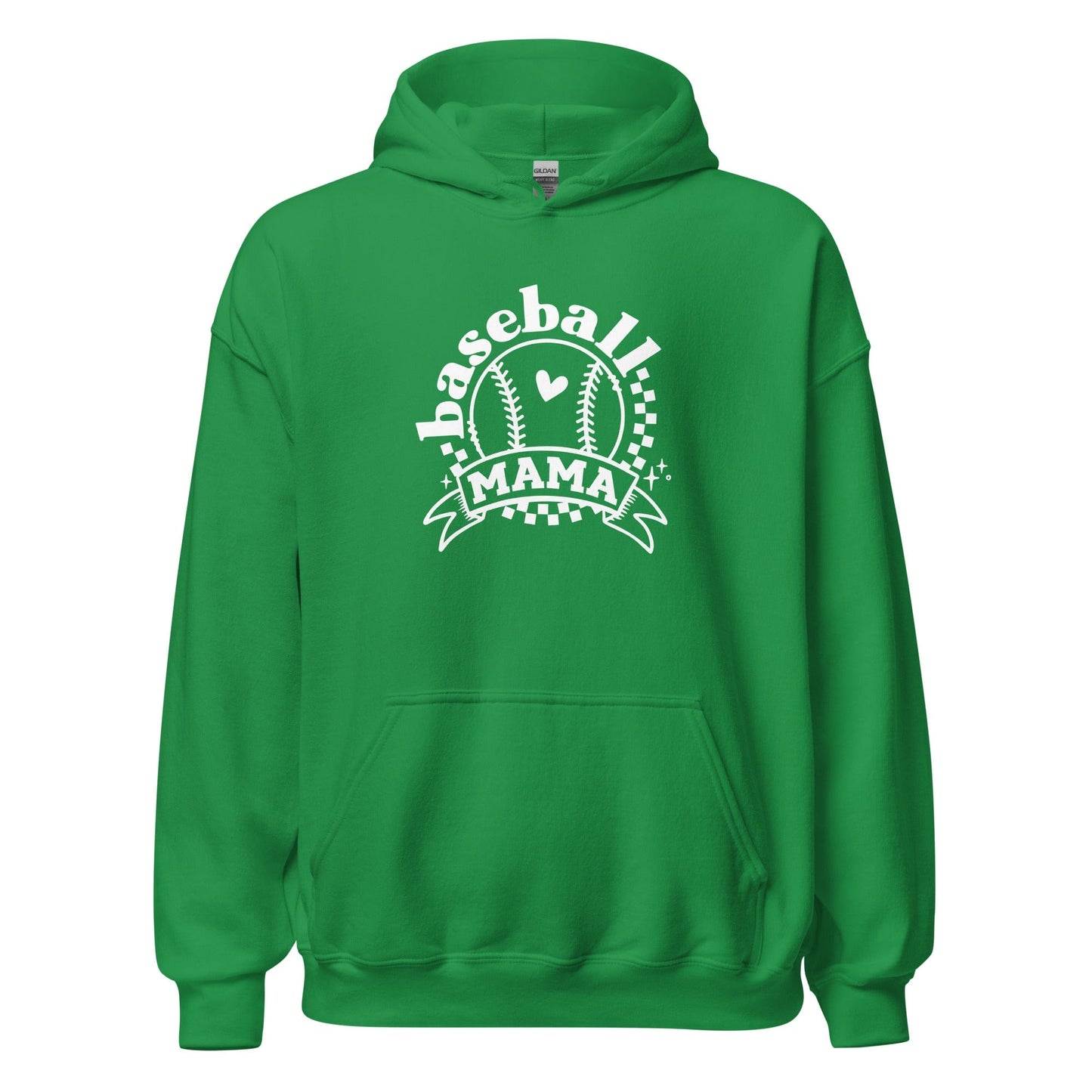 Baseball Mama Hoodie Irish Green / S Spirit Gear Collective Hoodie