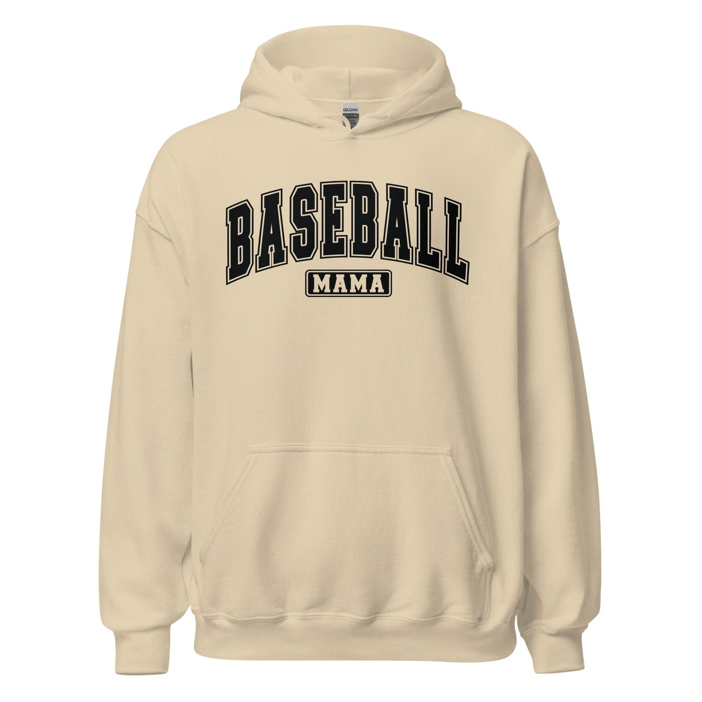 Baseball Mama Hoodie Sand / S Spirit Gear Collective Hoodie