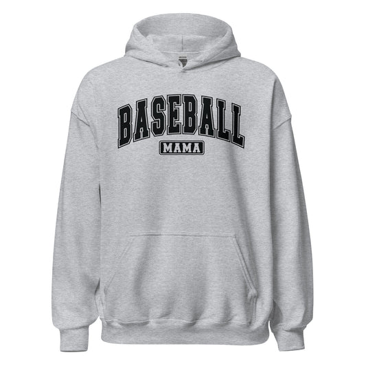 Baseball Mama Hoodie Sport Grey / S Spirit Gear Collective Hoodie