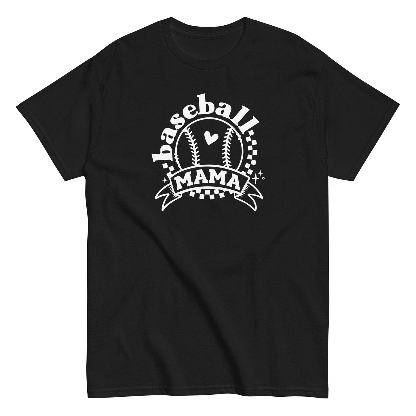 Baseball Mama Shirt Black / S Spirit Gear Collective T-Shirt