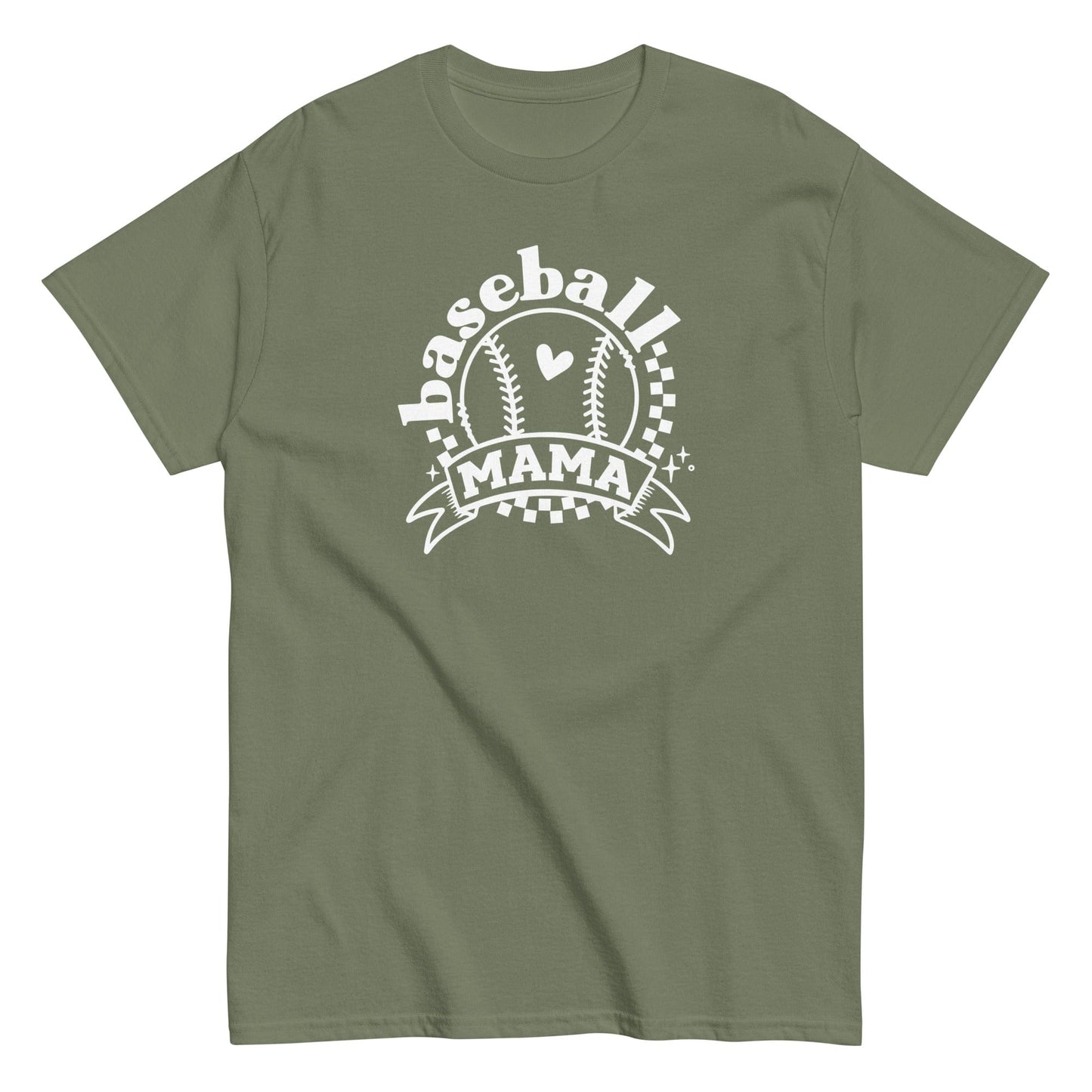 Baseball Mama Shirt Military Green / S Spirit Gear Collective T-Shirt