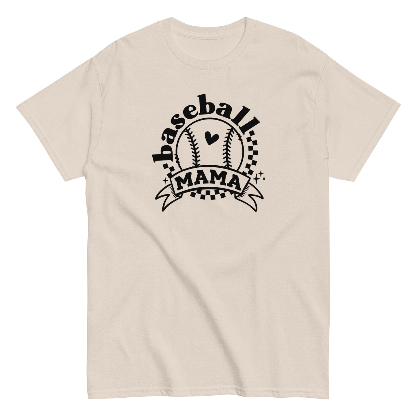 Baseball Mama Shirt Natural / S Spirit Gear Collective T-Shirt