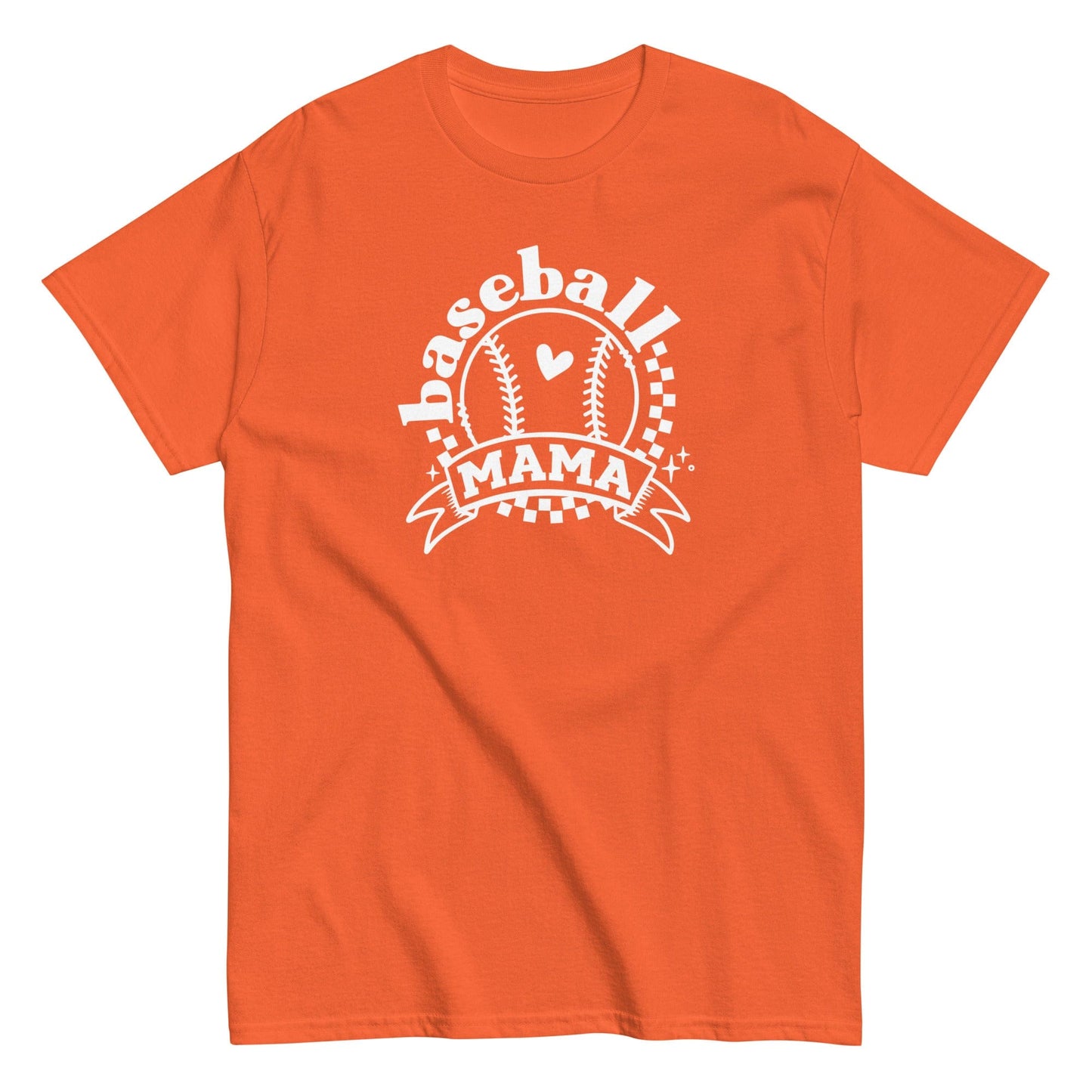 Baseball Mama Shirt Orange / S Spirit Gear Collective T-Shirt