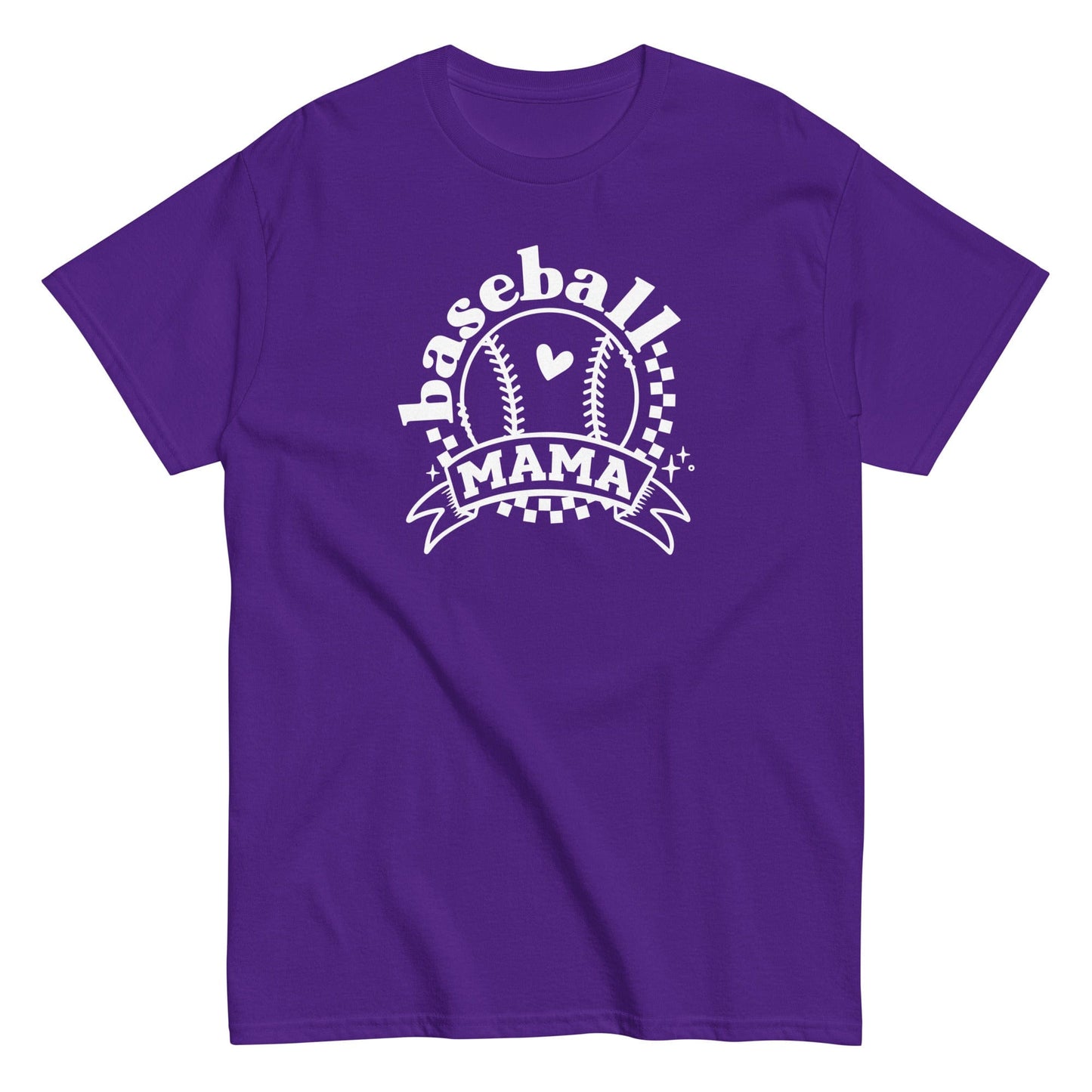 Baseball Mama Shirt Purple / S Spirit Gear Collective T-Shirt