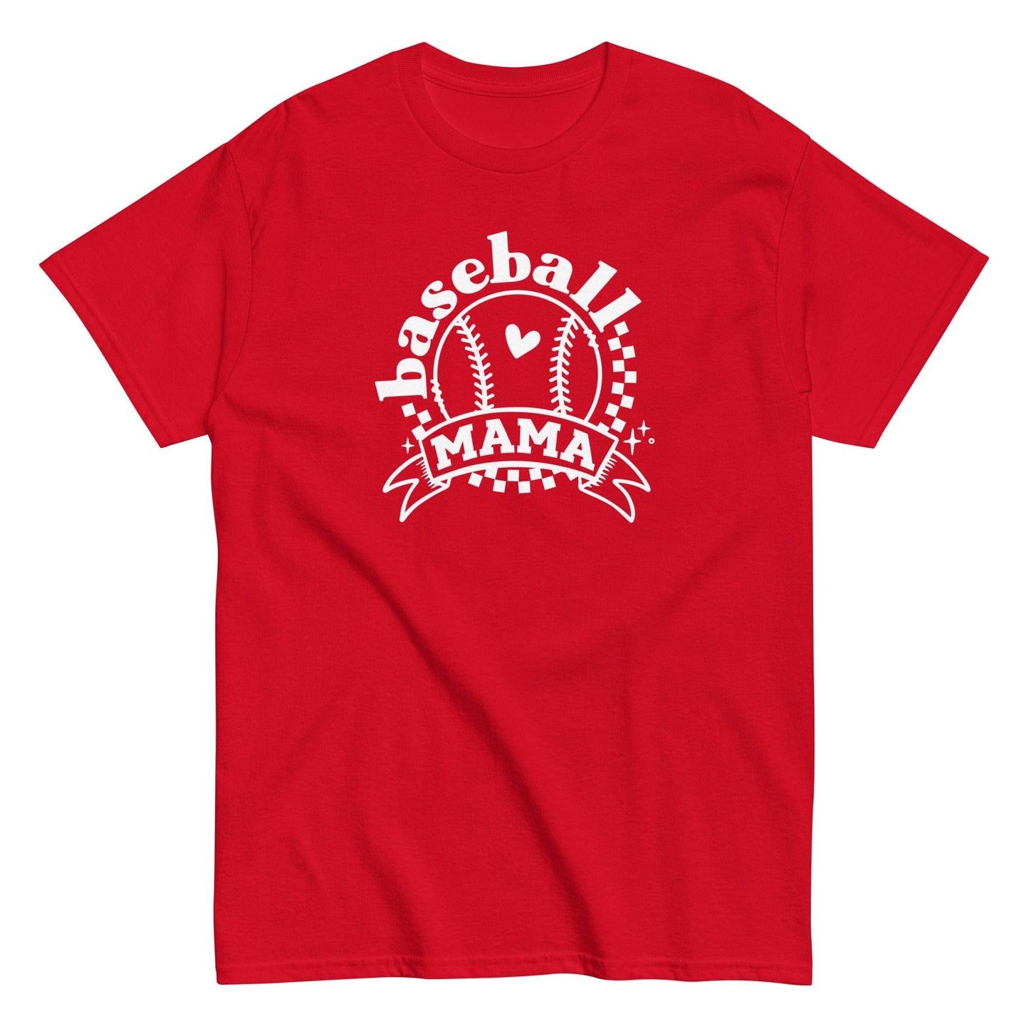 Baseball Mama Shirt Red / S Spirit Gear Collective T-Shirt