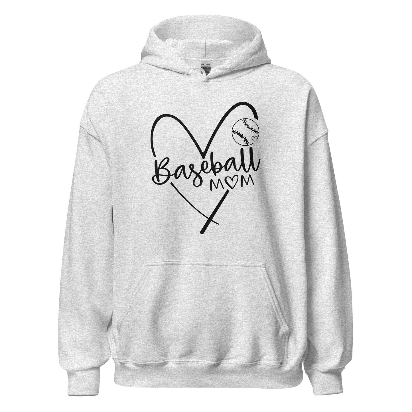 Baseball Mom Hoodie Ash / S Spirit Gear Collective Hoodie