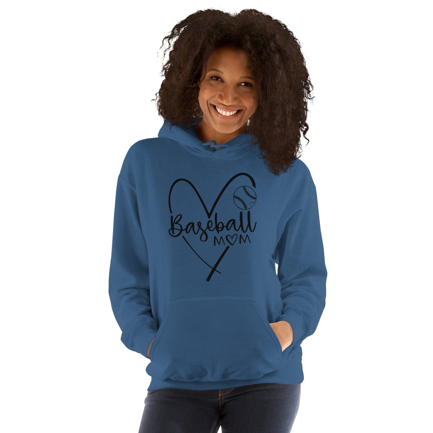 Baseball Mom Hoodie Spirit Gear Collective Hoodie