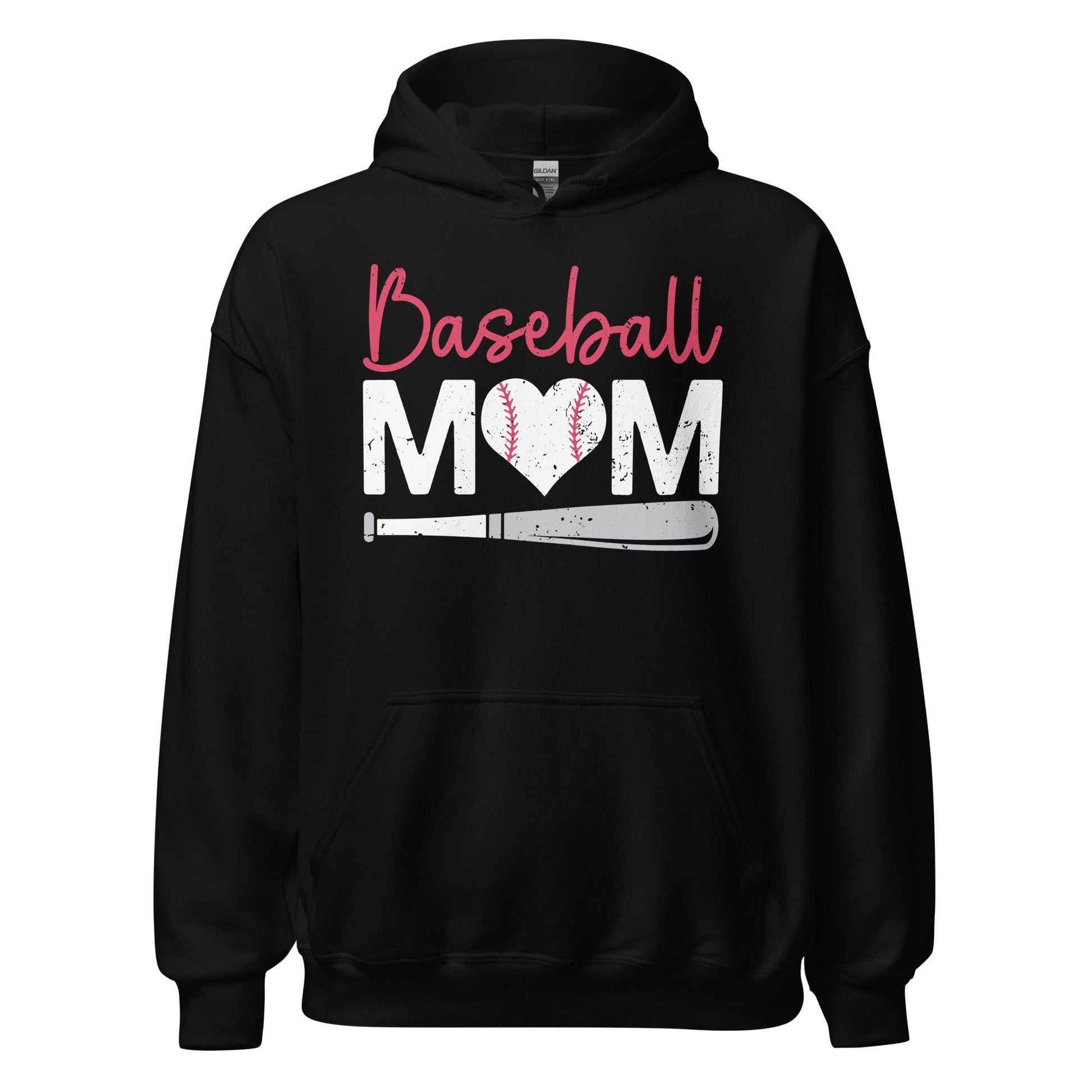 Baseball Mom Hoodie Black / S Spirit Gear Collective Hoodie