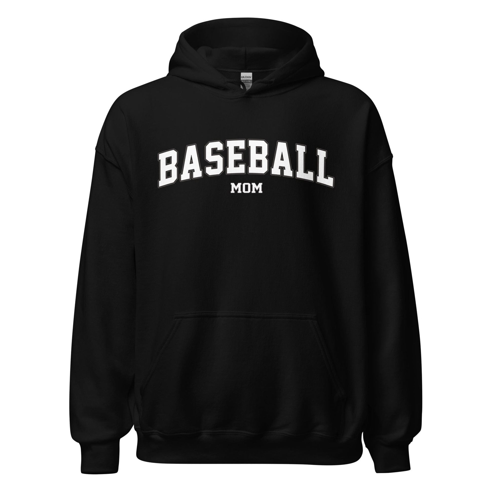 Baseball Mom Hoodie Black / S Spirit Gear Collective Hoodie