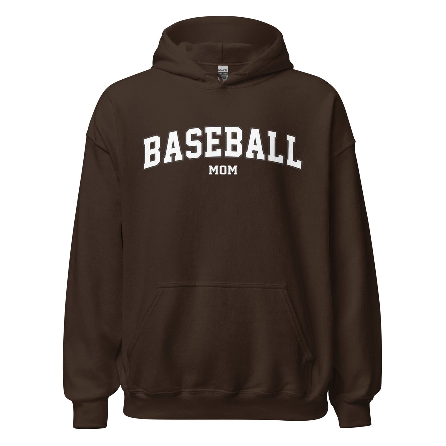 Baseball Mom Hoodie Dark Chocolate / S Spirit Gear Collective Hoodie