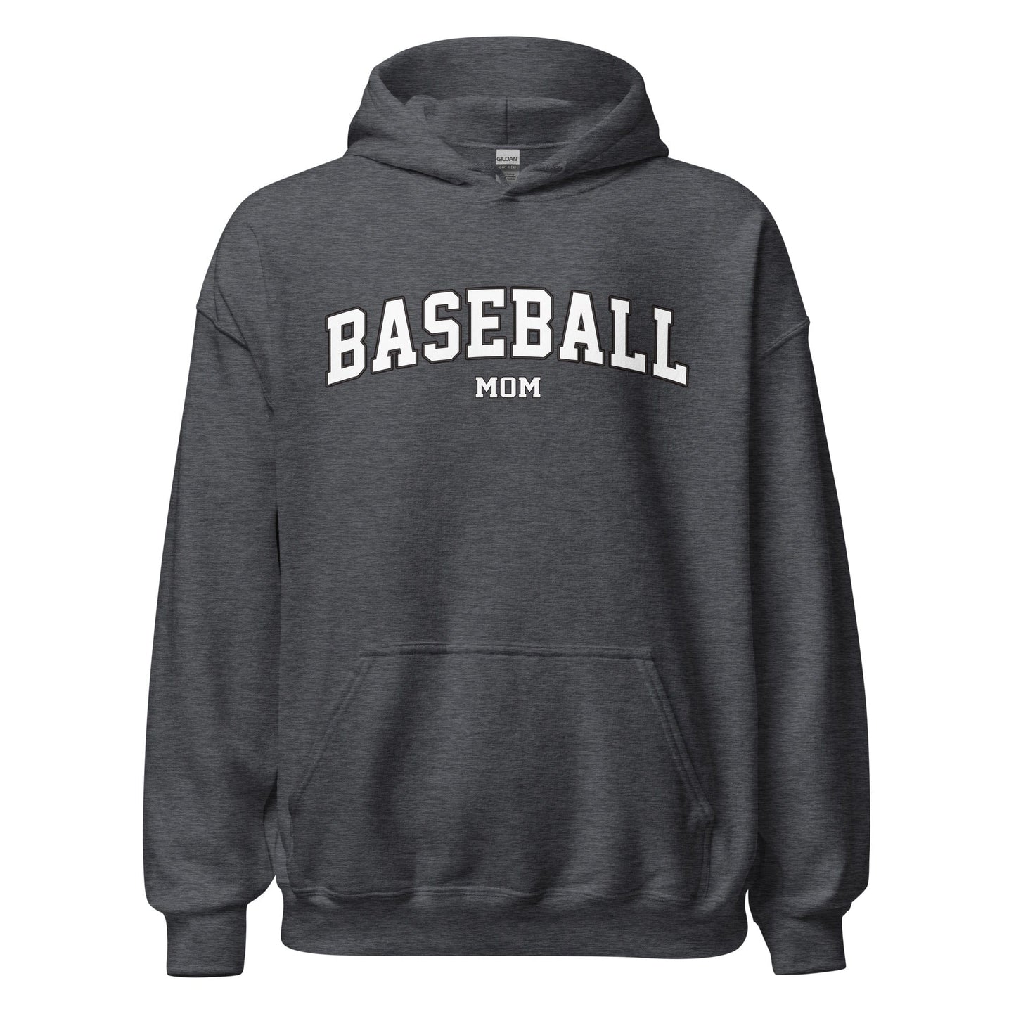 Baseball Mom Hoodie Dark Heather / S Spirit Gear Collective Hoodie