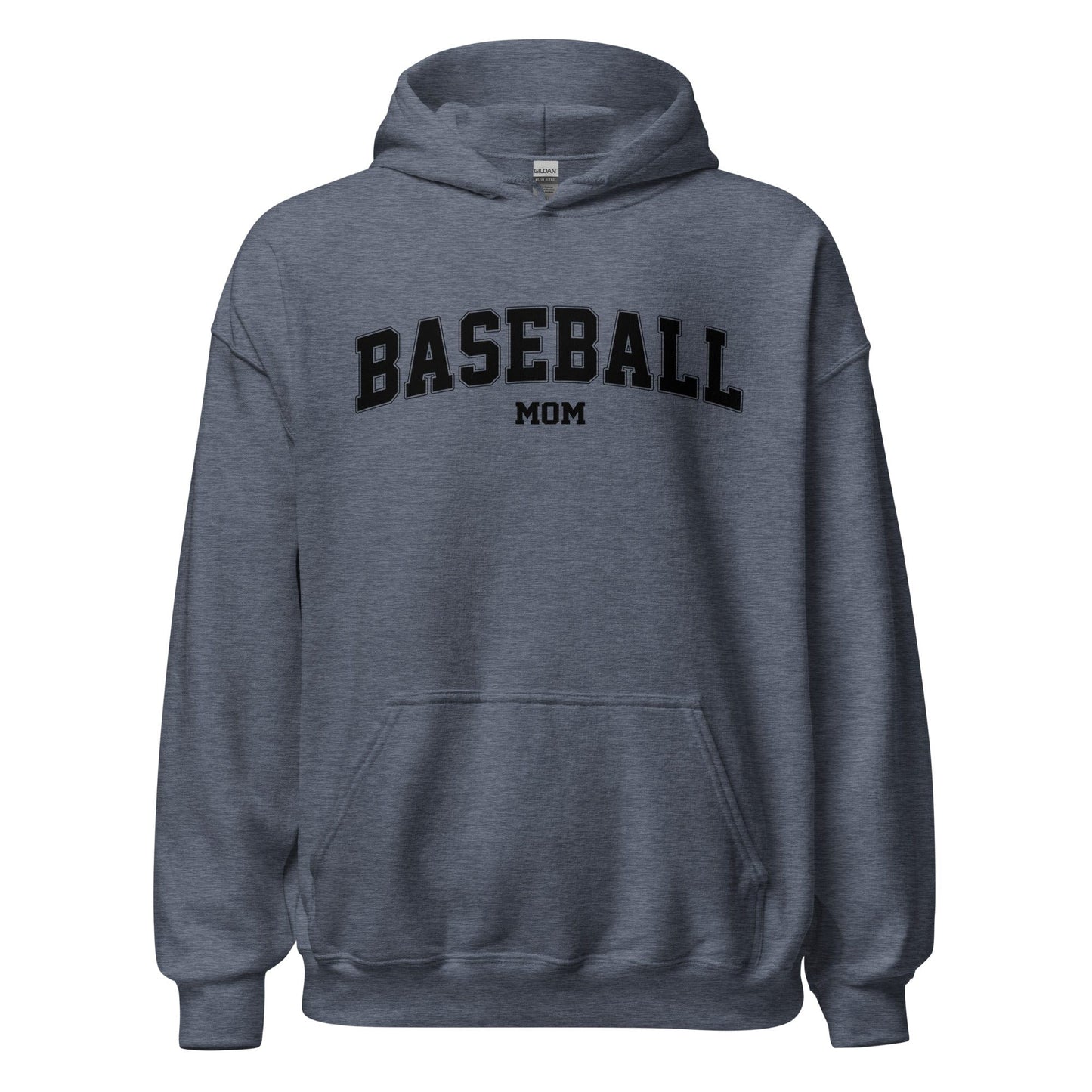 Baseball Mom Hoodie Heather Sport Dark Navy / S Spirit Gear Collective Hoodie