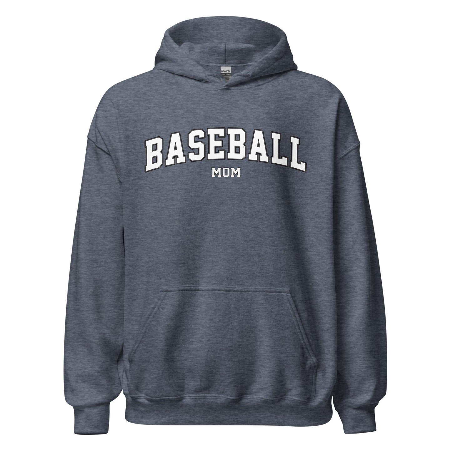 Baseball Mom Hoodie Heather Sport Dark Navy / S Spirit Gear Collective Hoodie