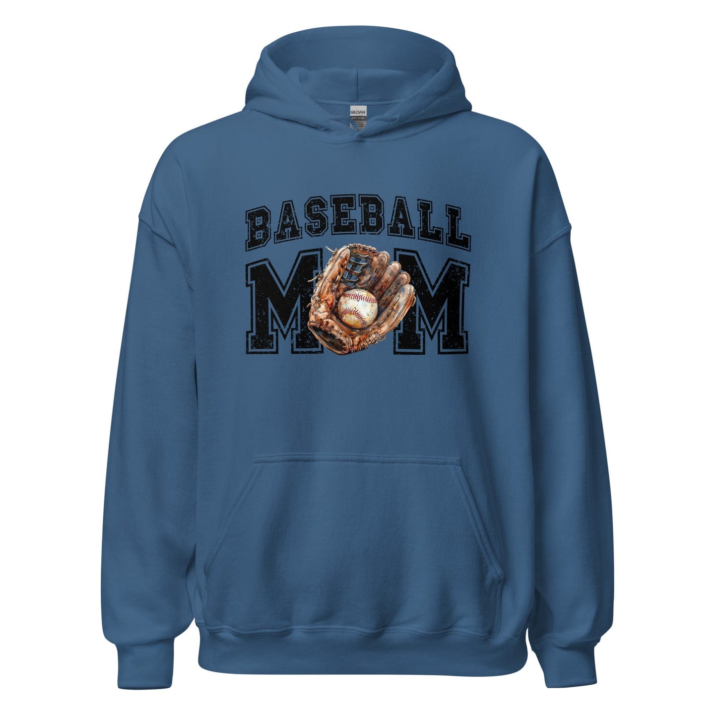 Baseball Mom Hoodie Indigo Blue / S Spirit Gear Collective Hoodie