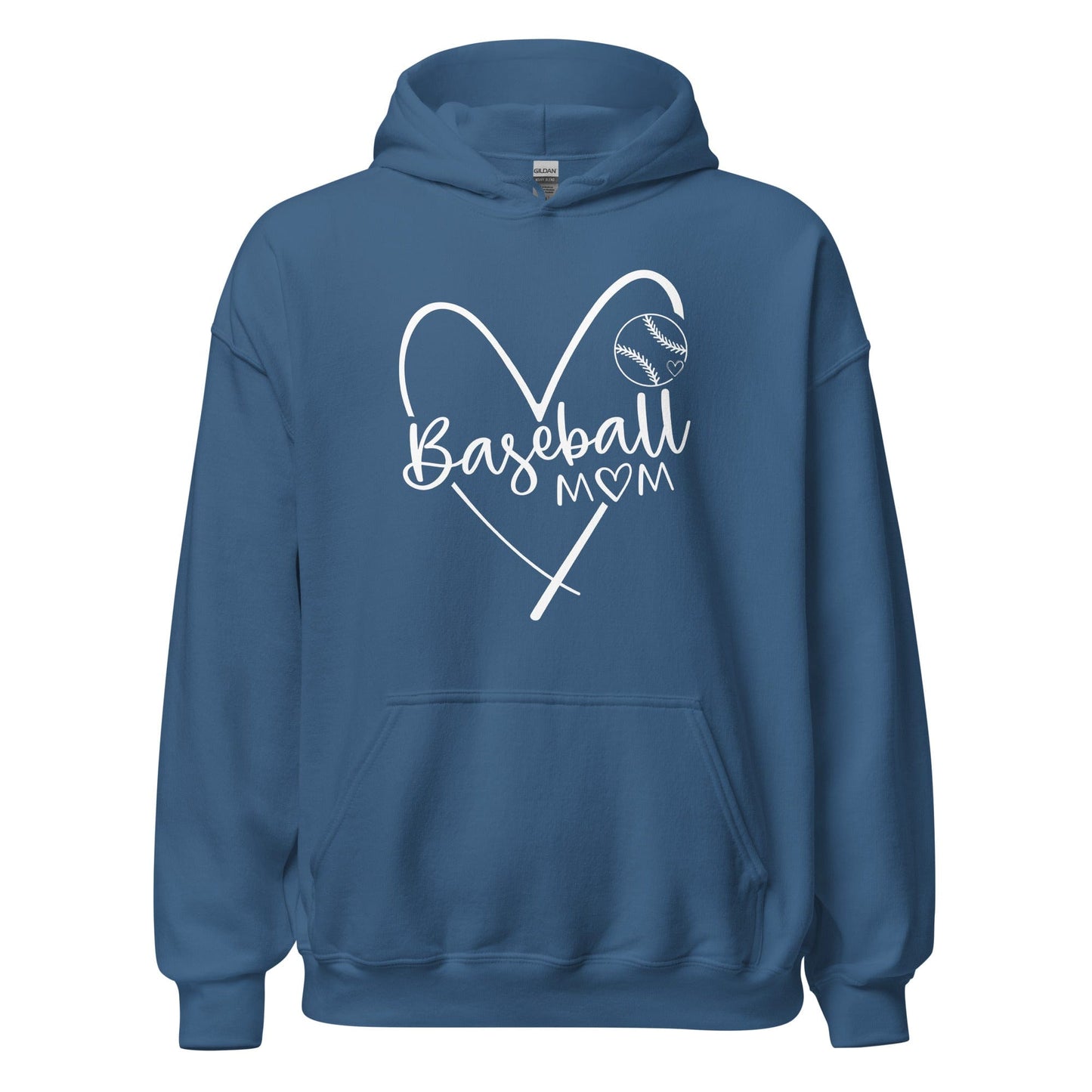 Baseball Mom Hoodie Indigo Blue / S Spirit Gear Collective Hoodie