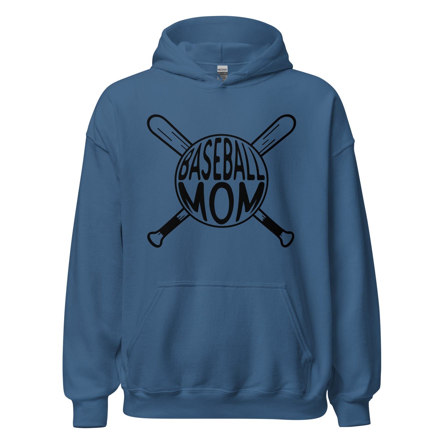 Baseball Mom Hoodie Indigo Blue / S Spirit Gear Collective Hoodie