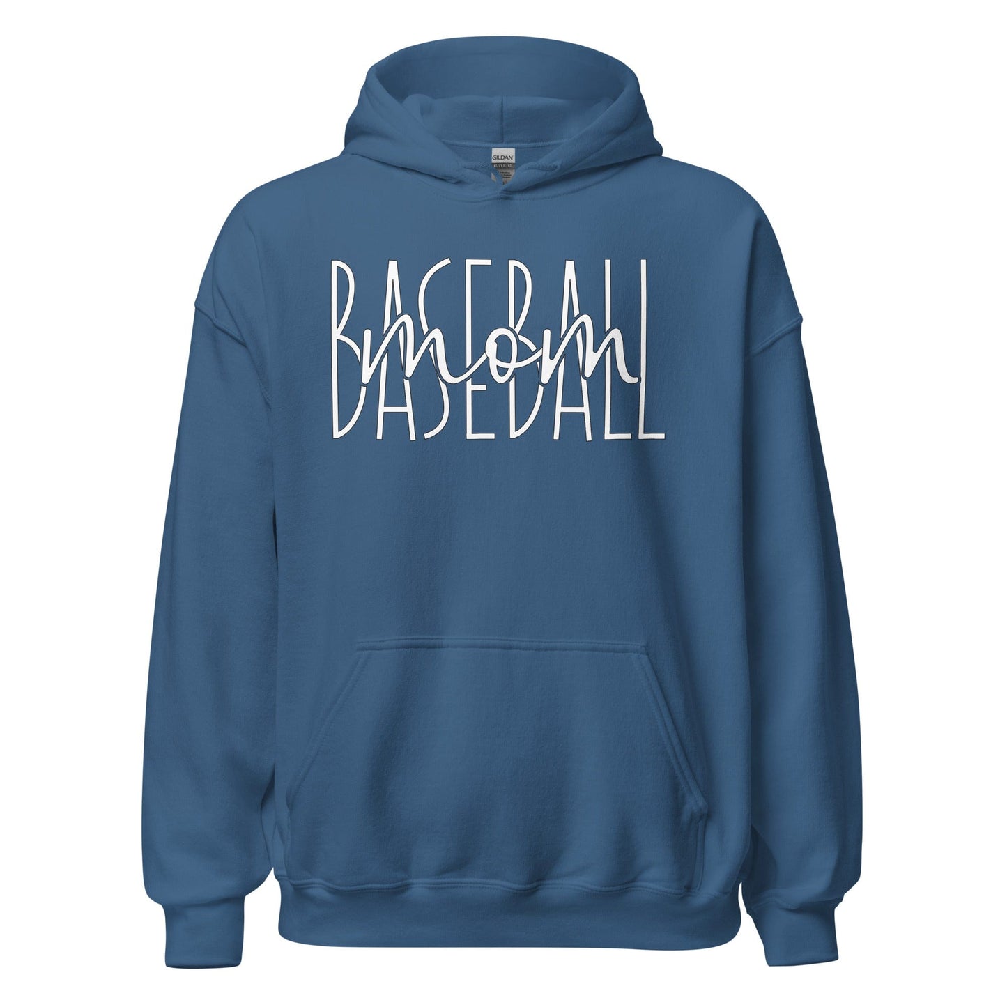 Baseball Mom Hoodie Indigo Blue / S Spirit Gear Collective Hoodie