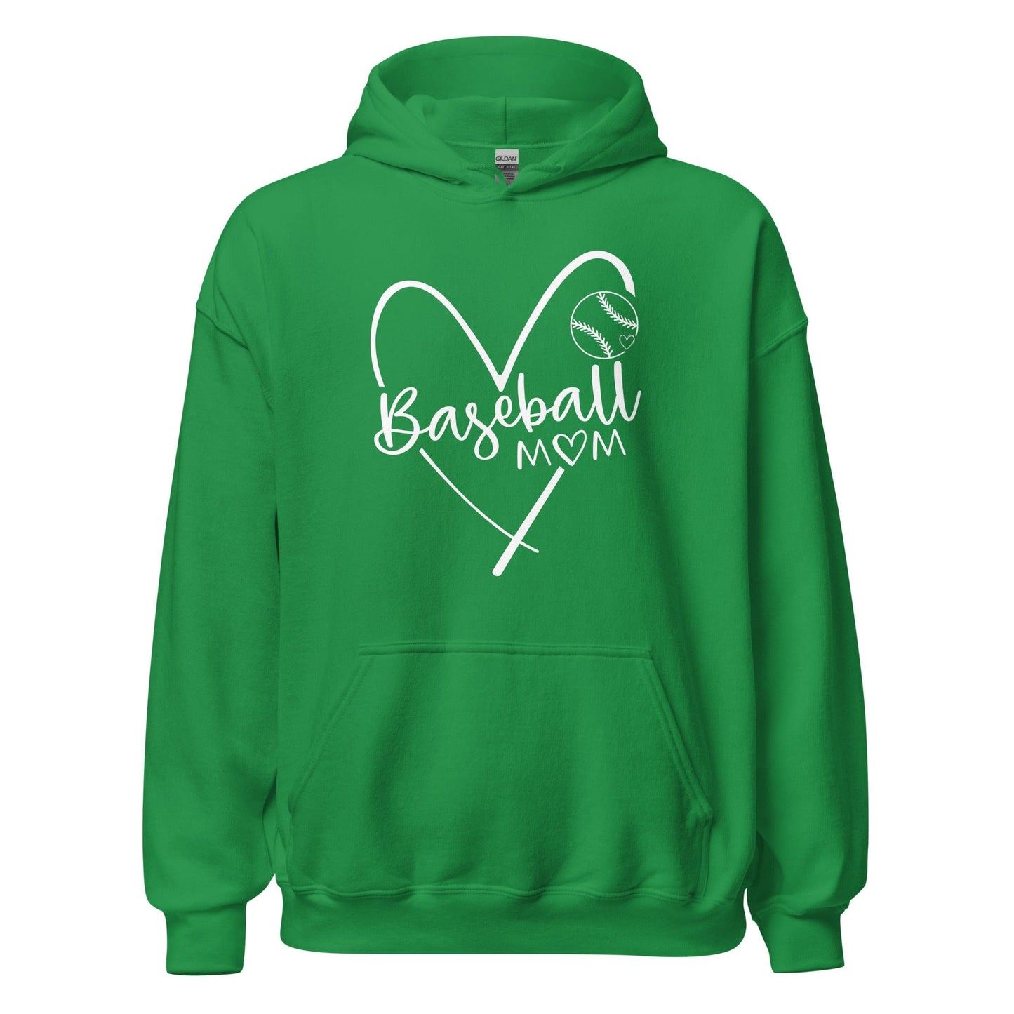 Baseball Mom Hoodie Irish Green / S Spirit Gear Collective Hoodie