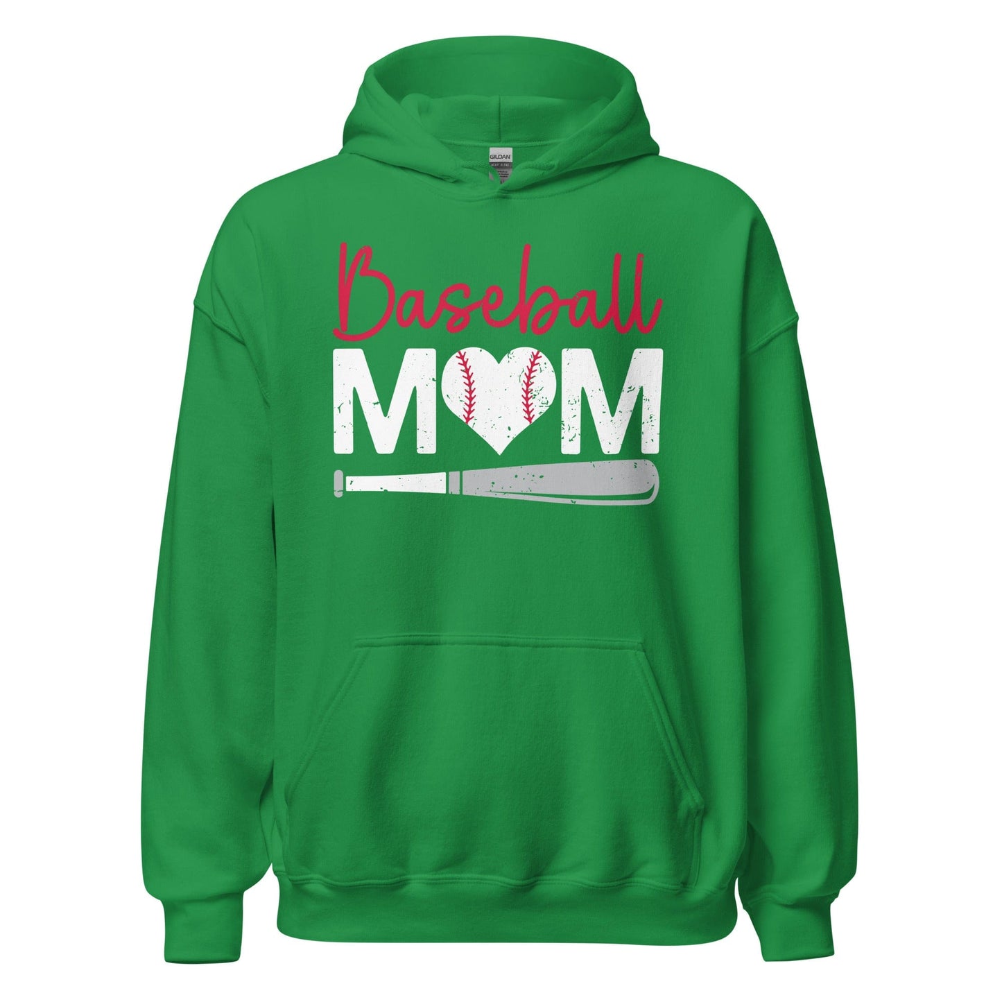 Baseball Mom Hoodie Irish Green / S Spirit Gear Collective Hoodie