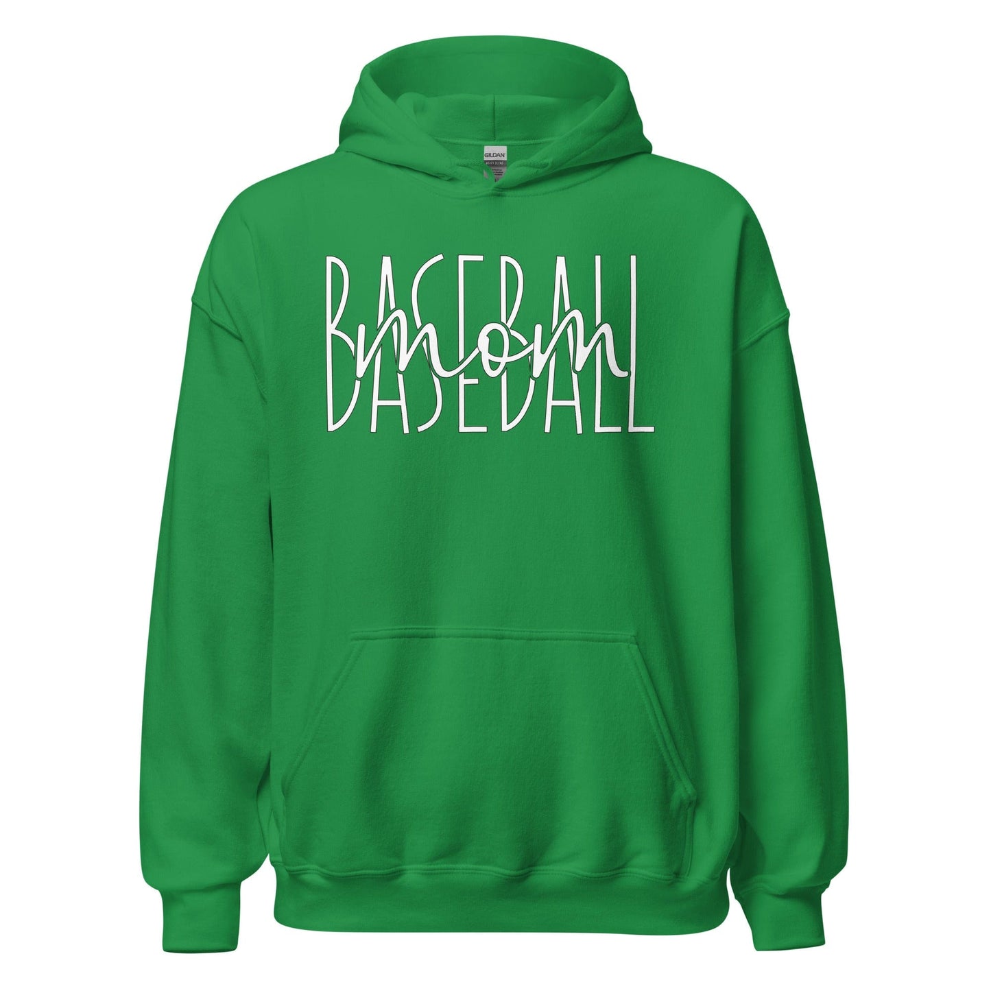 Baseball Mom Hoodie Irish Green / S Spirit Gear Collective Hoodie