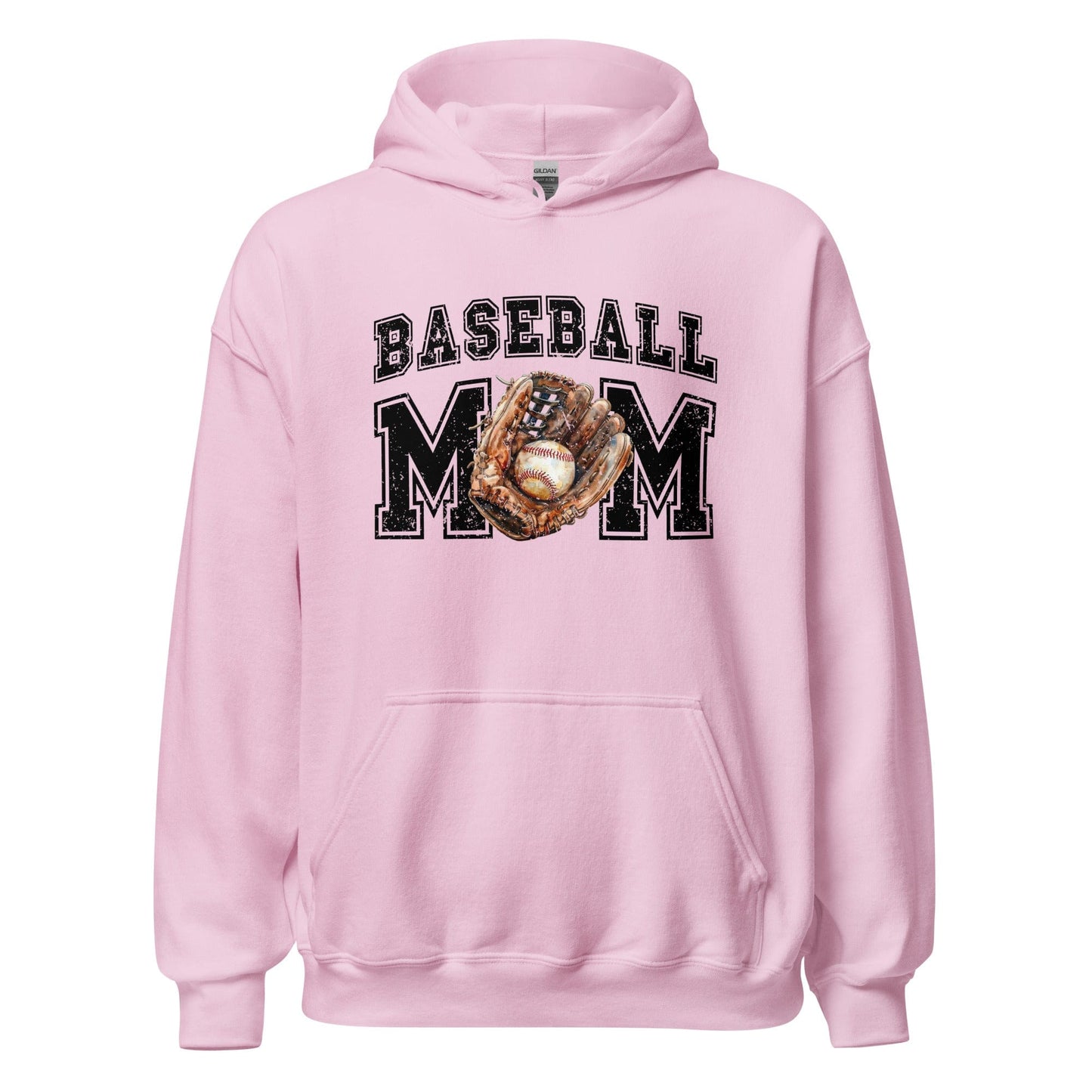 Baseball Mom Hoodie Light Pink / S Spirit Gear Collective Hoodie