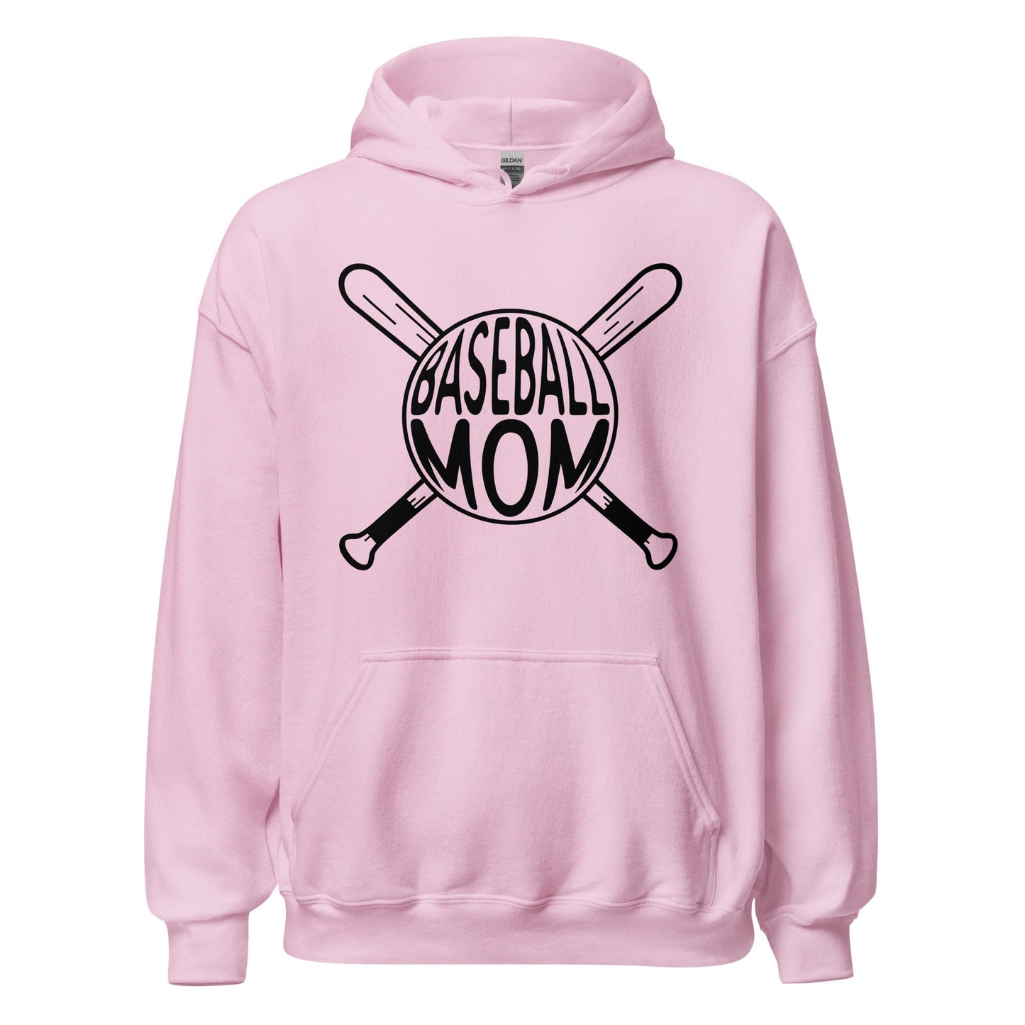 Baseball Mom Hoodie Light Pink / S Spirit Gear Collective Hoodie