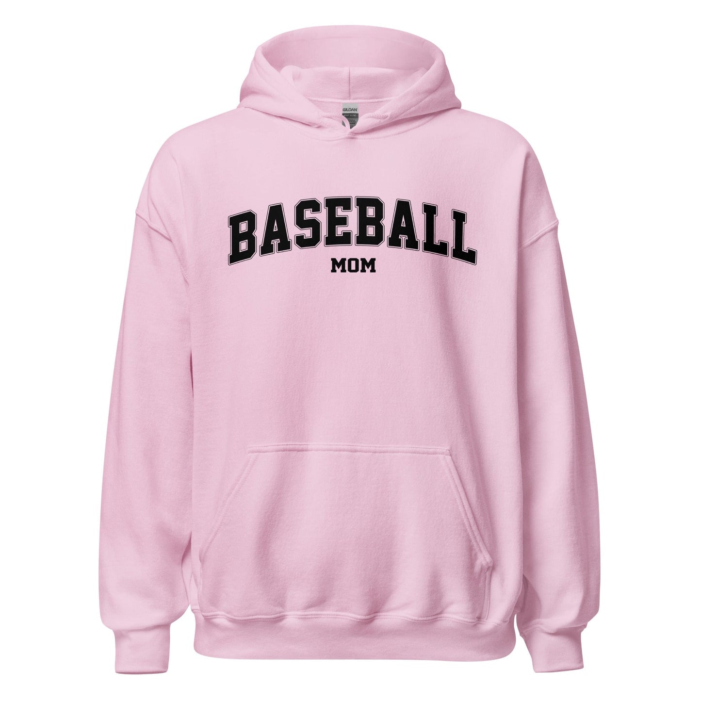 Baseball Mom Hoodie Light Pink / S Spirit Gear Collective Hoodie