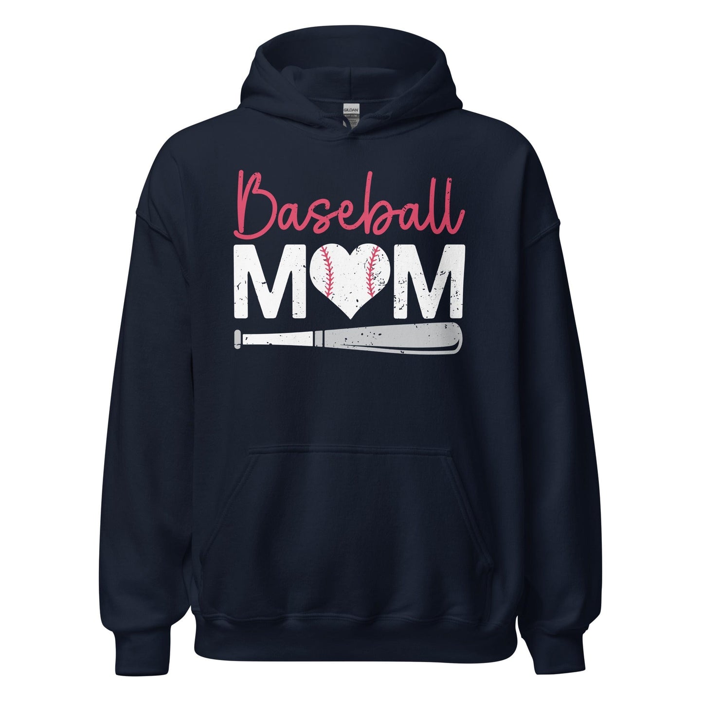 Baseball Mom Hoodie Navy / S Spirit Gear Collective Hoodie