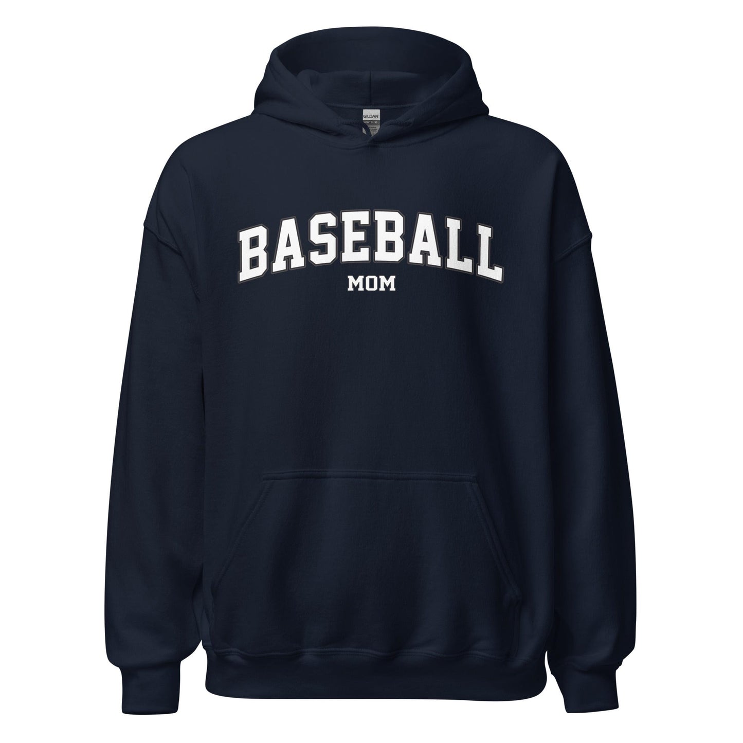 Baseball Mom Hoodie Navy / S Spirit Gear Collective Hoodie