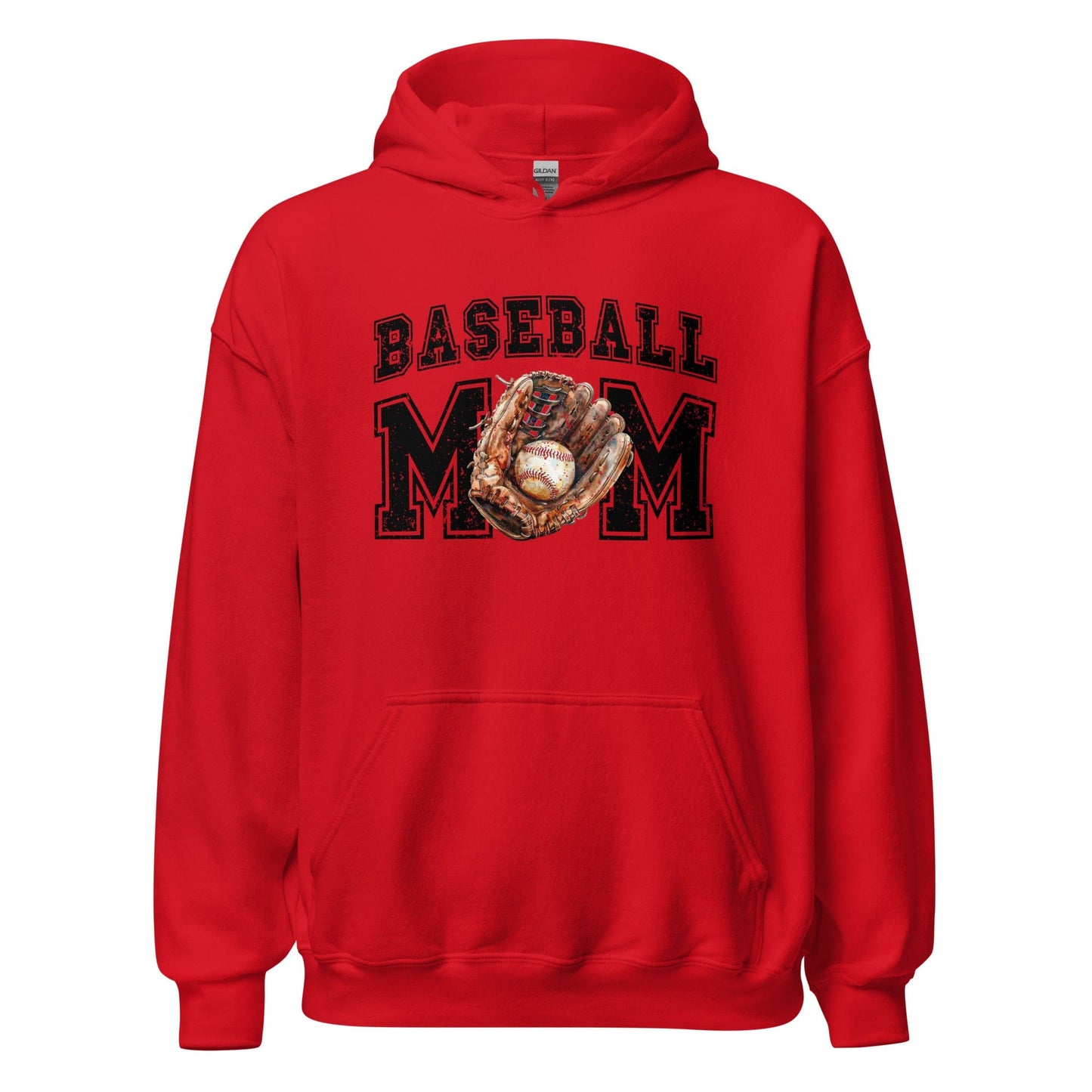 Baseball Mom Hoodie Red / S Spirit Gear Collective Hoodie